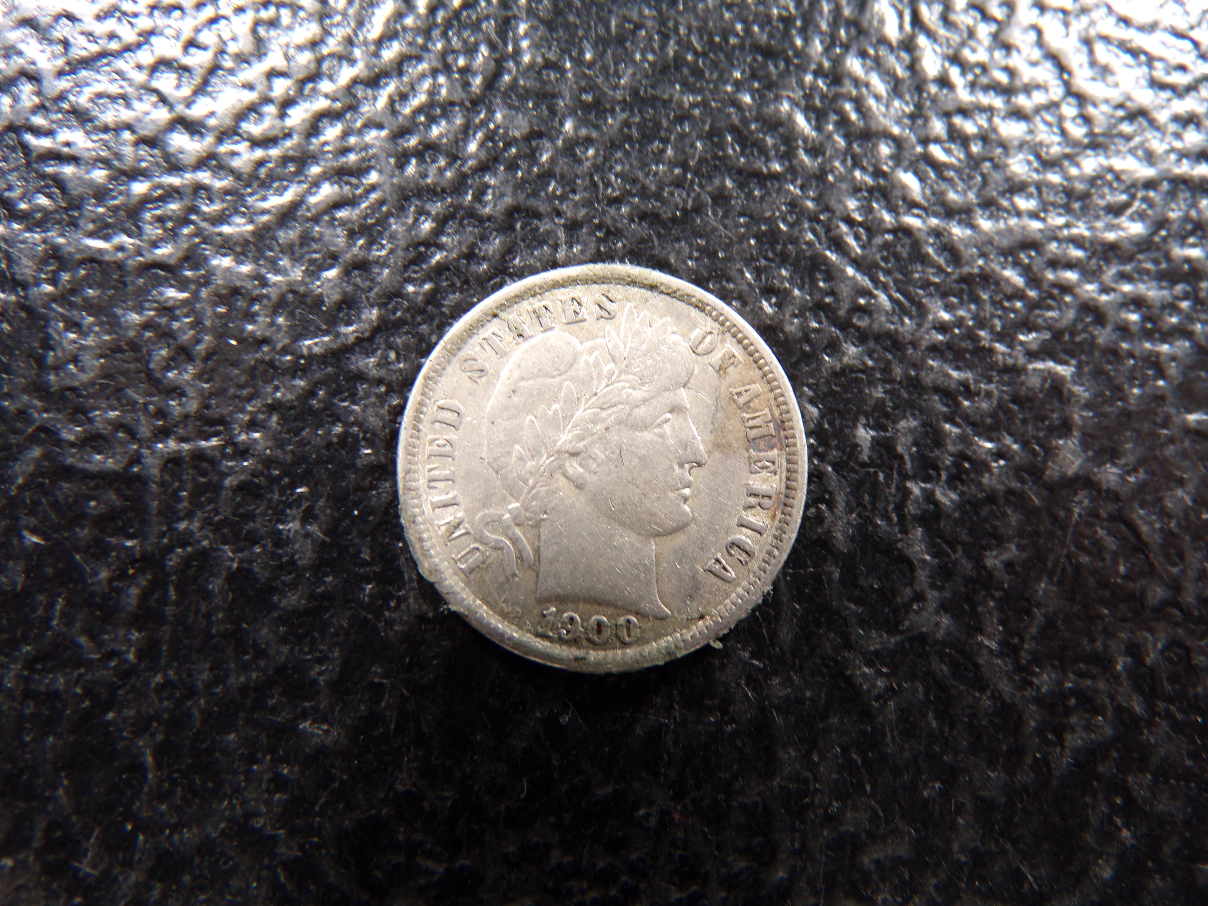 1900 HIGH GRADE BARBER SILVER DIME