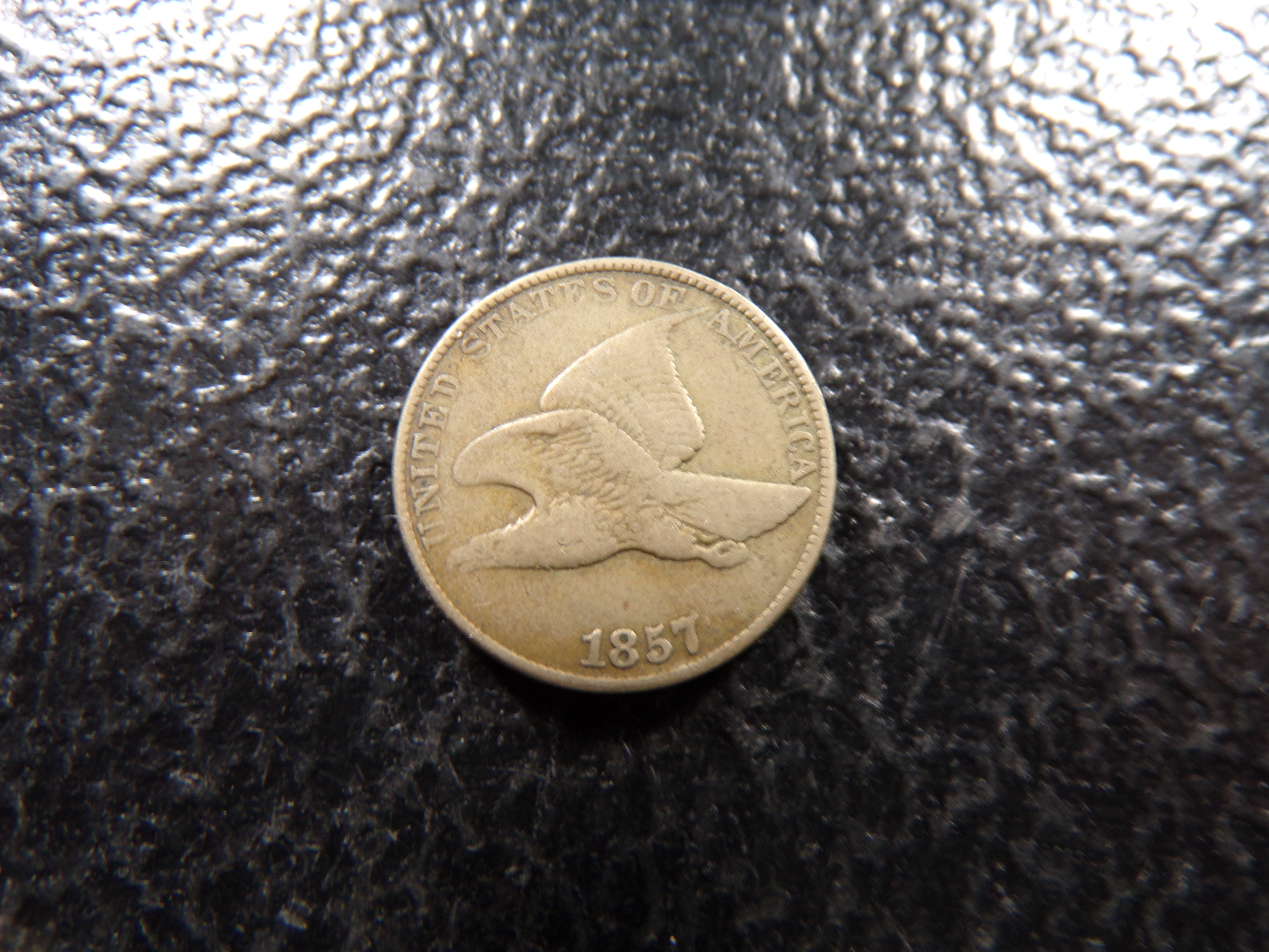 1857 FLYING EAGLE CENT