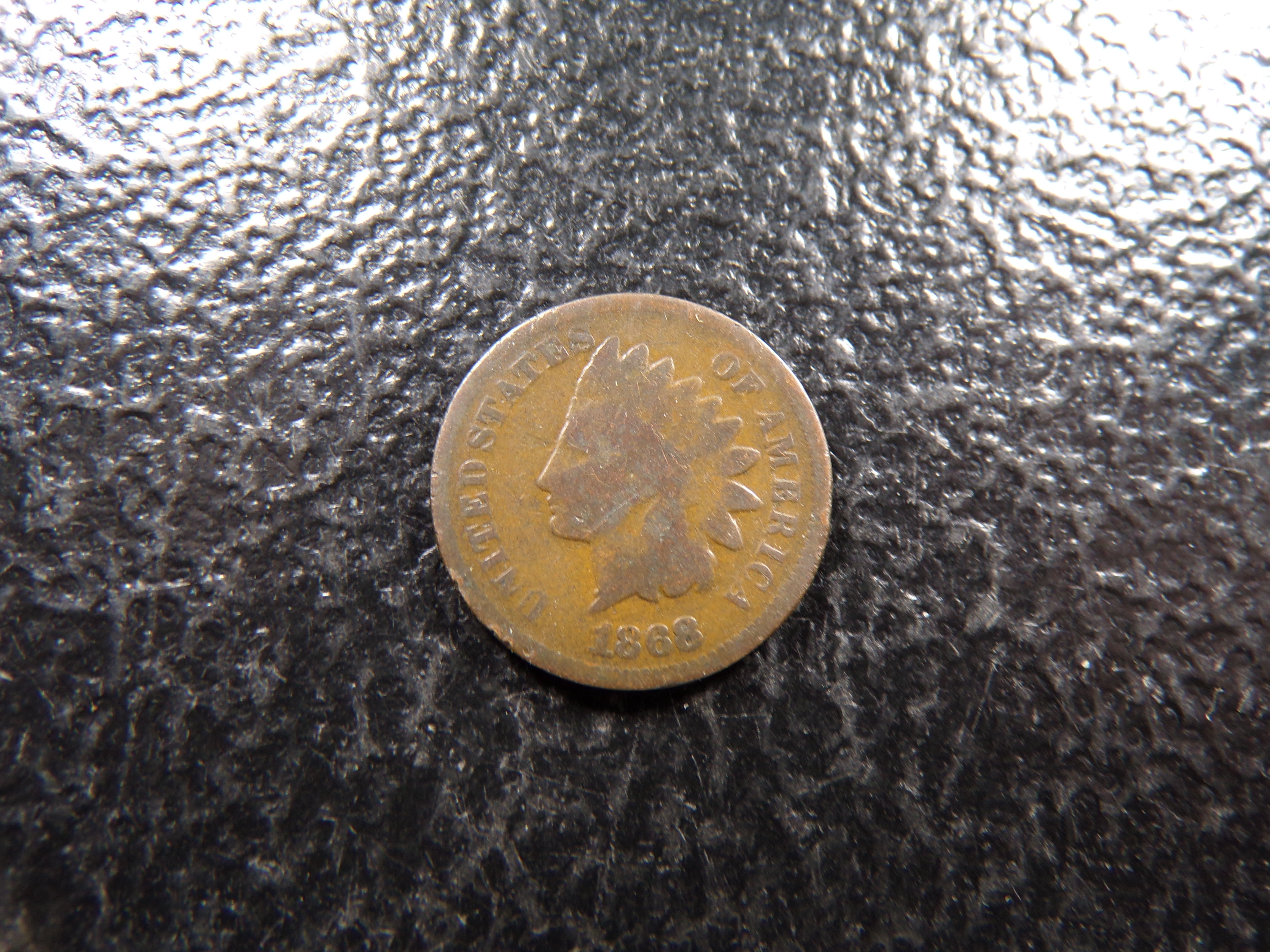 1868 RARE DATE INDIAN HEAD CENT