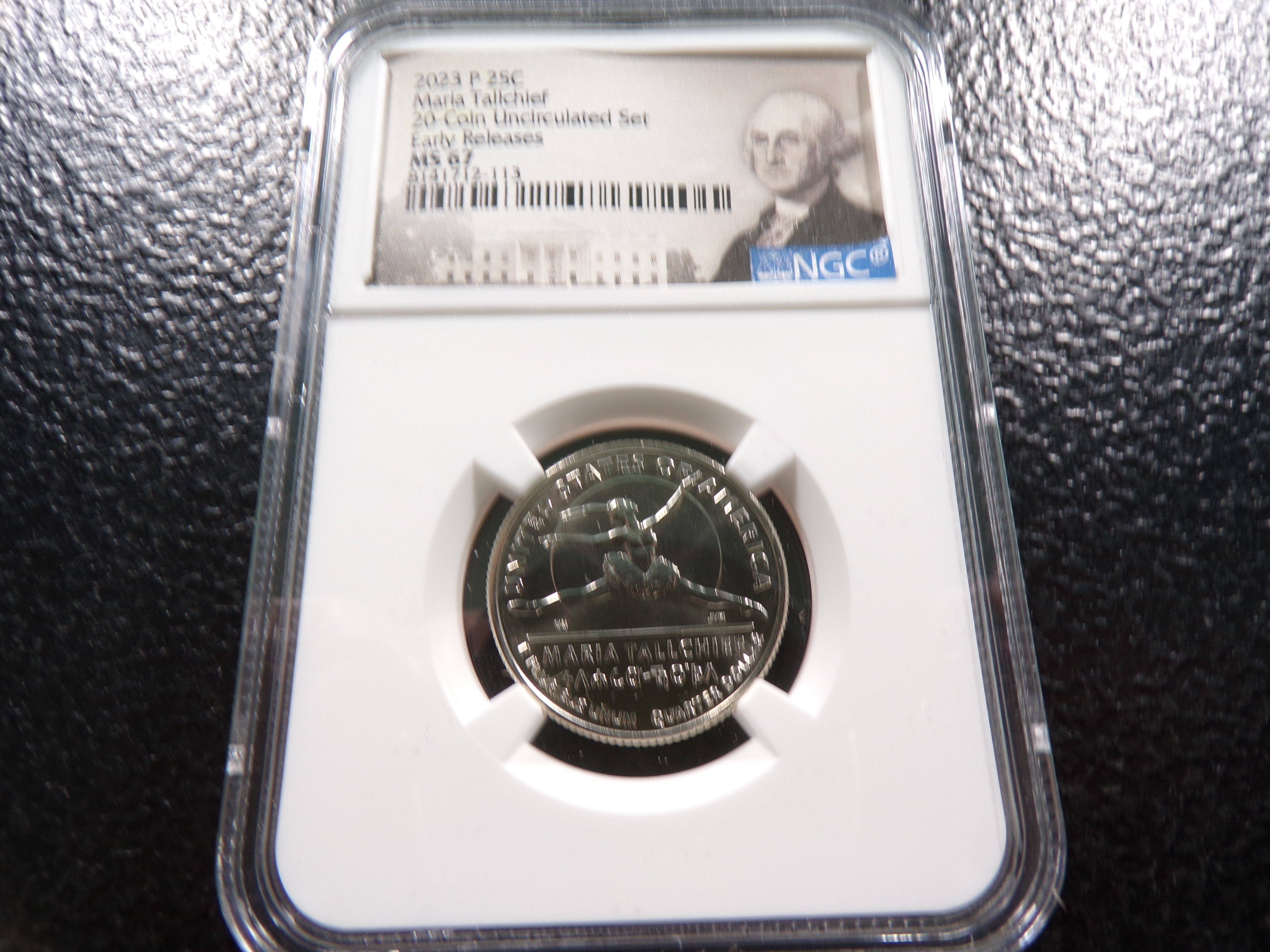 2023-p Ngc ms67 Early Releases Maria Tallchief Quarter