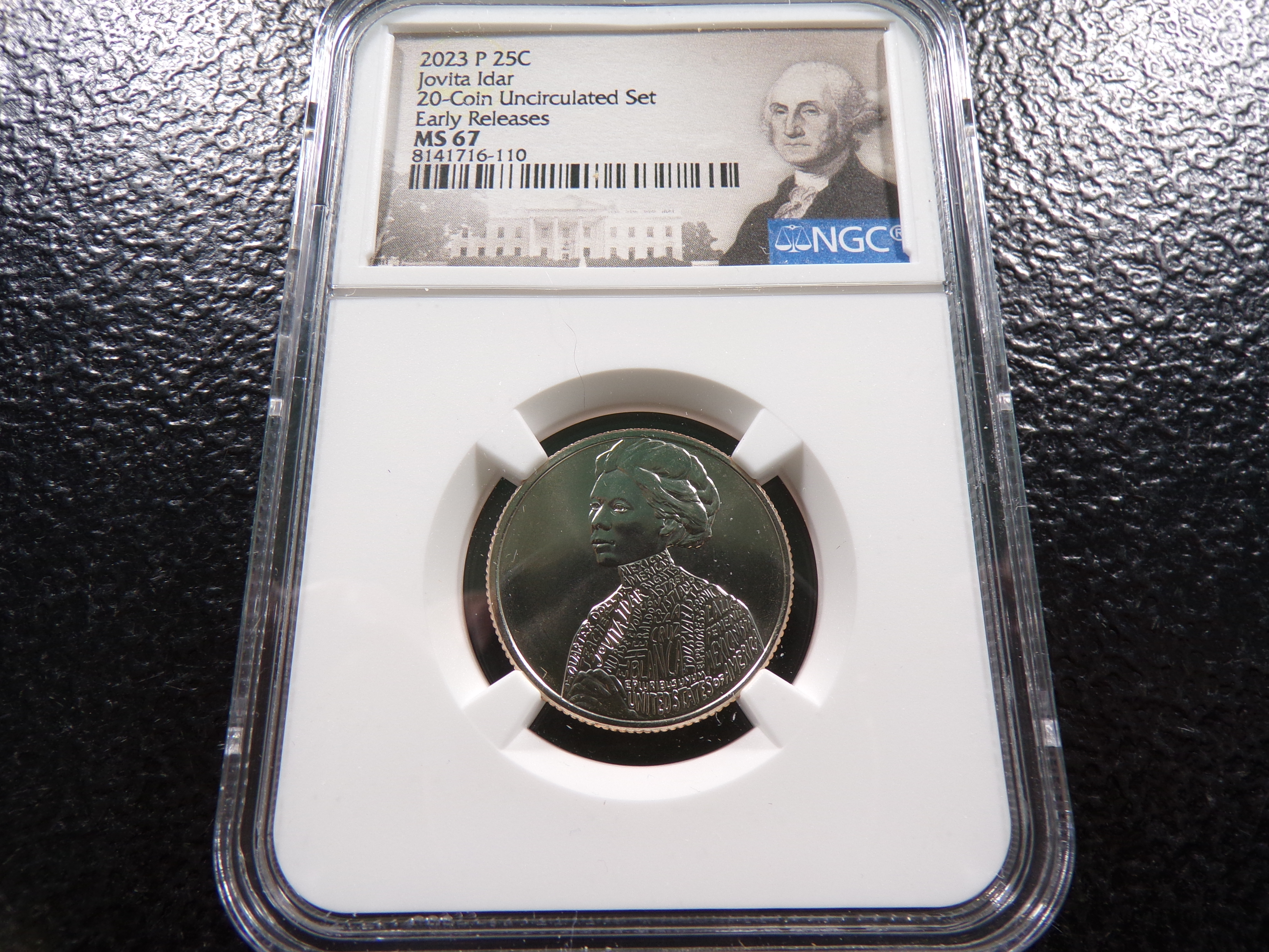 2023-p Ngc ms67 Early Releases Jovita Idar Quarter