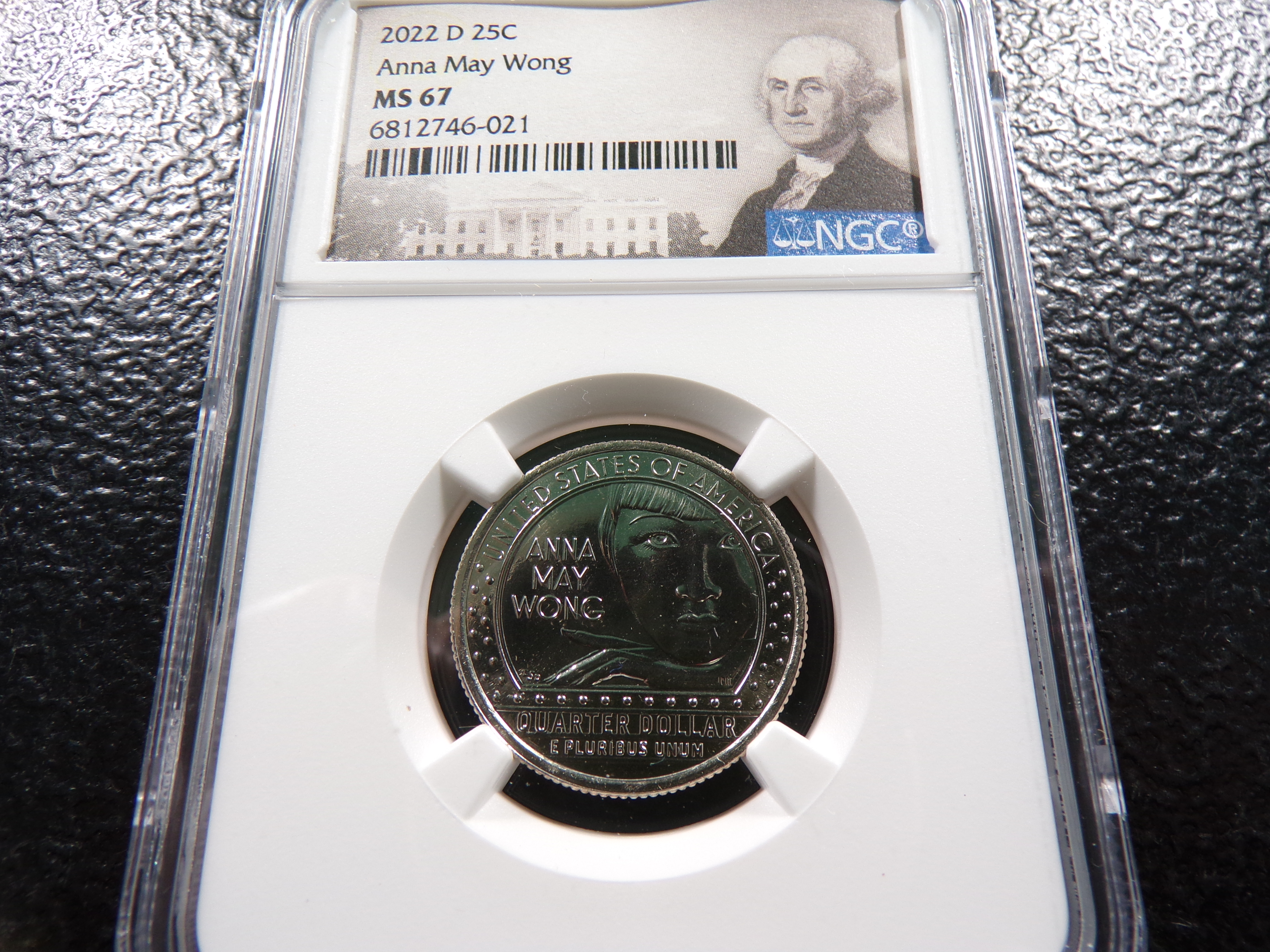 2022-d Ngc ms67 Anna May Wong Quarter