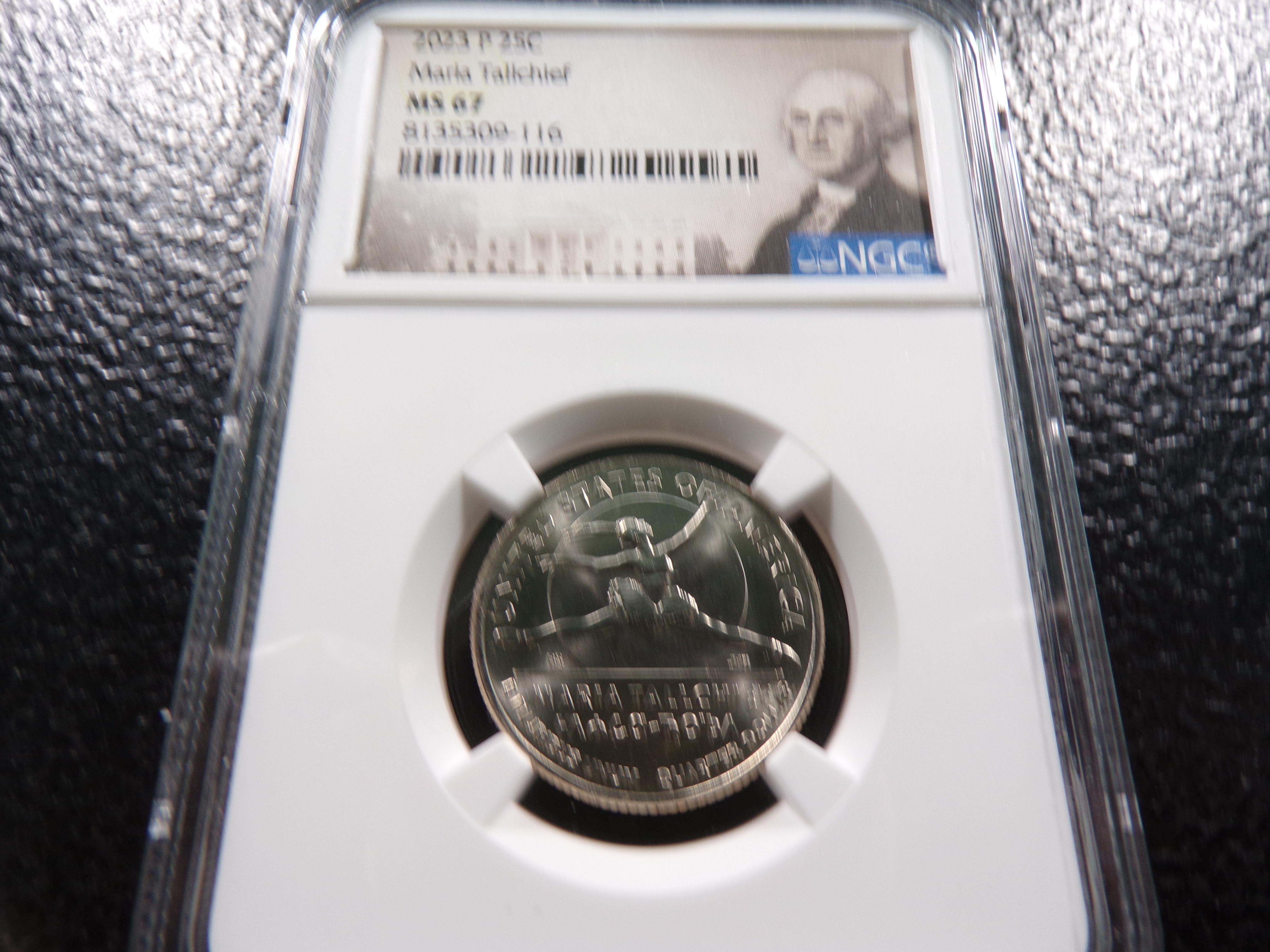 2023- P NGC MS67 MARIA TALLCHIEF QUARTER