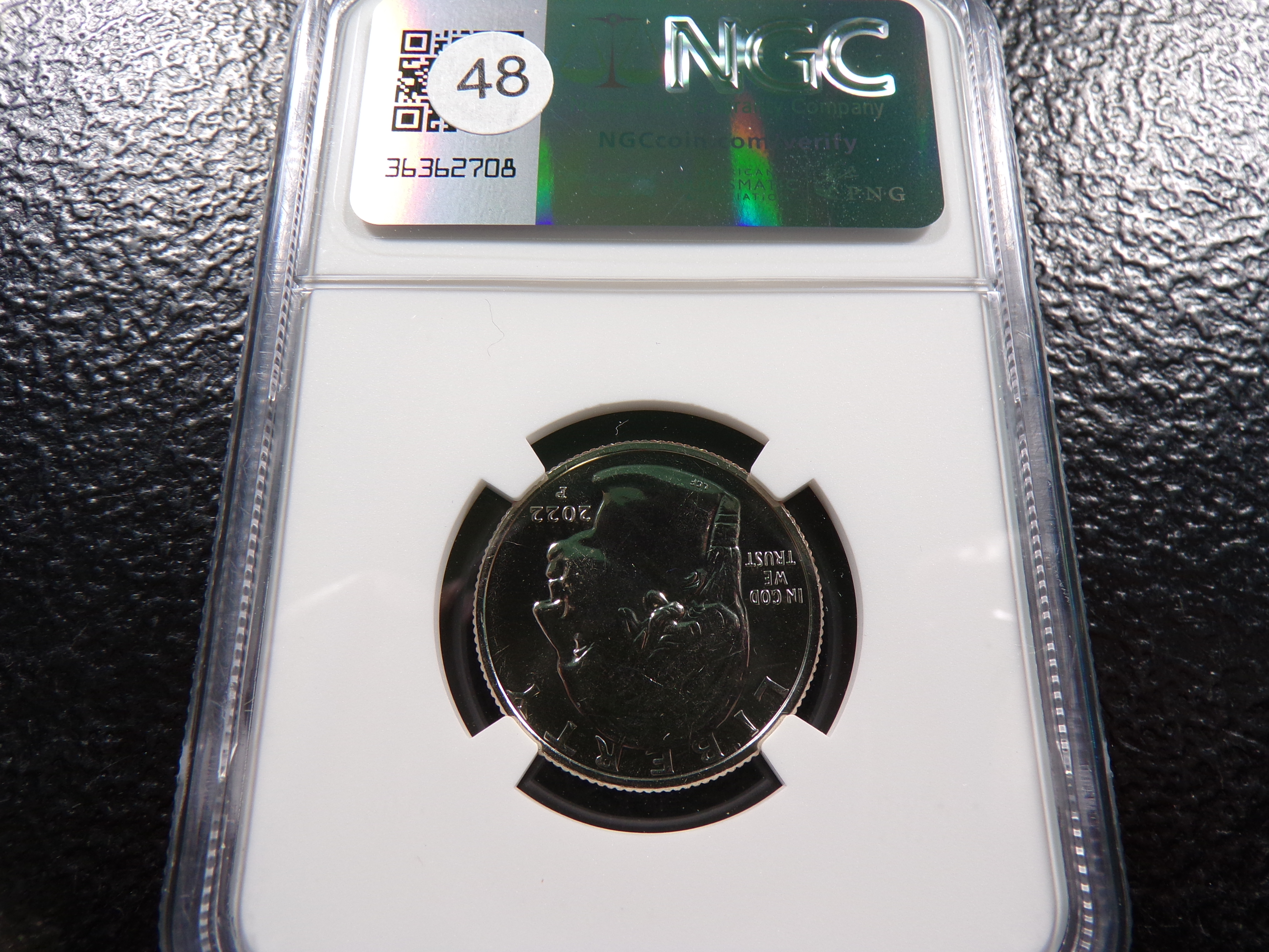 2022-P NGC MS67 WILMA MANKILLER QUARTER