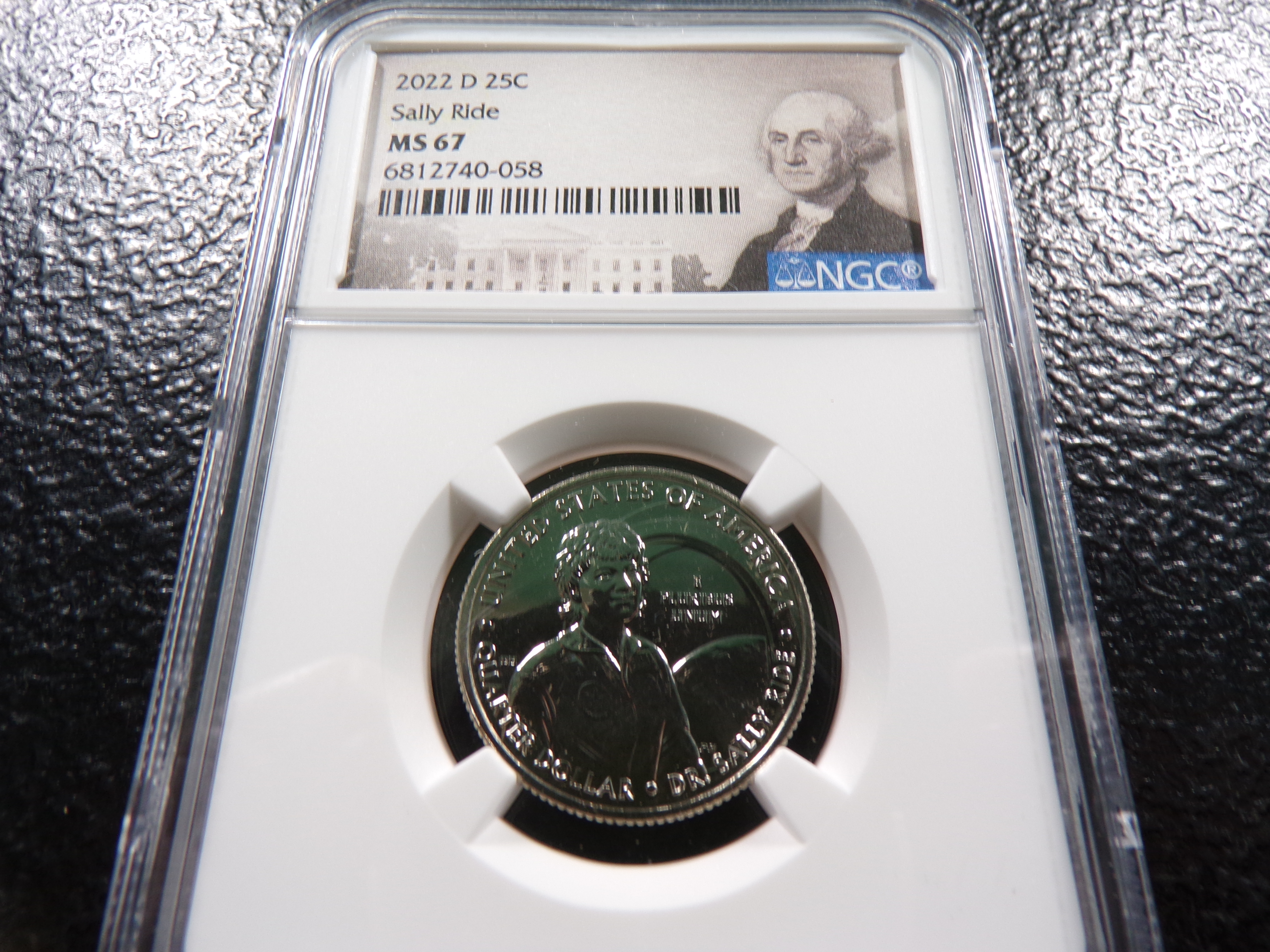 2022-D NGC MS67 SALLY RIDE QUARTER