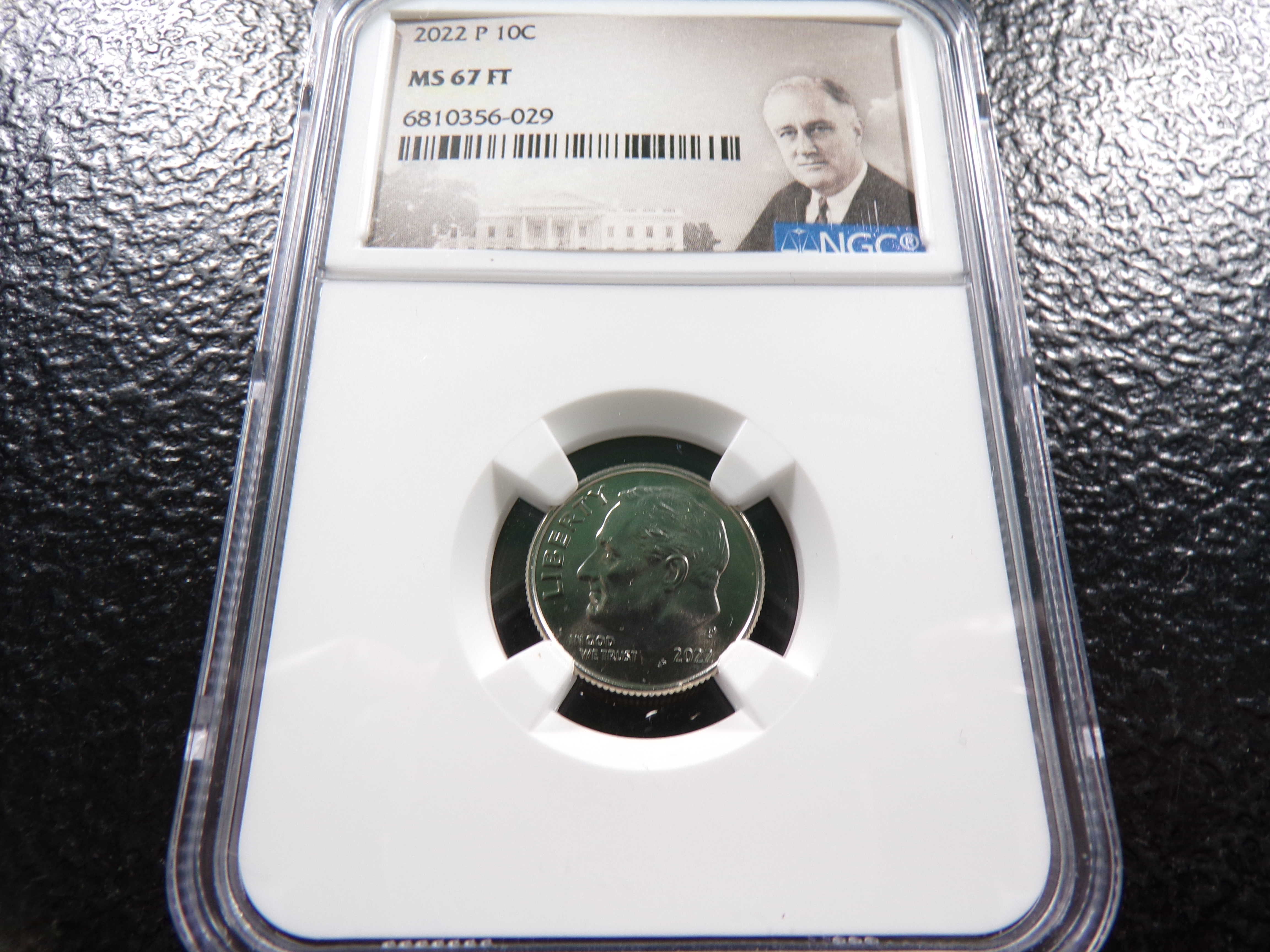 2022-P NGC MS67FT ROOSEVELT DIME