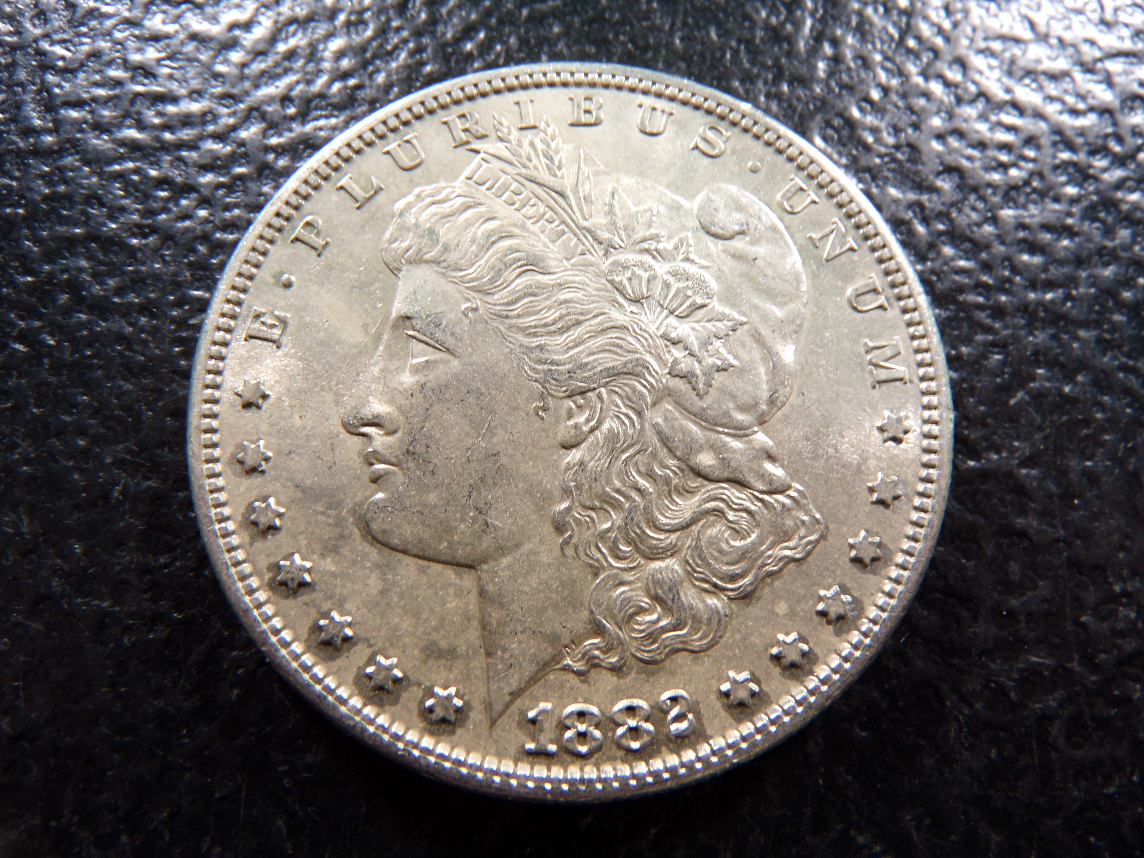 1882-S MORGAN SILVER DOLLAR