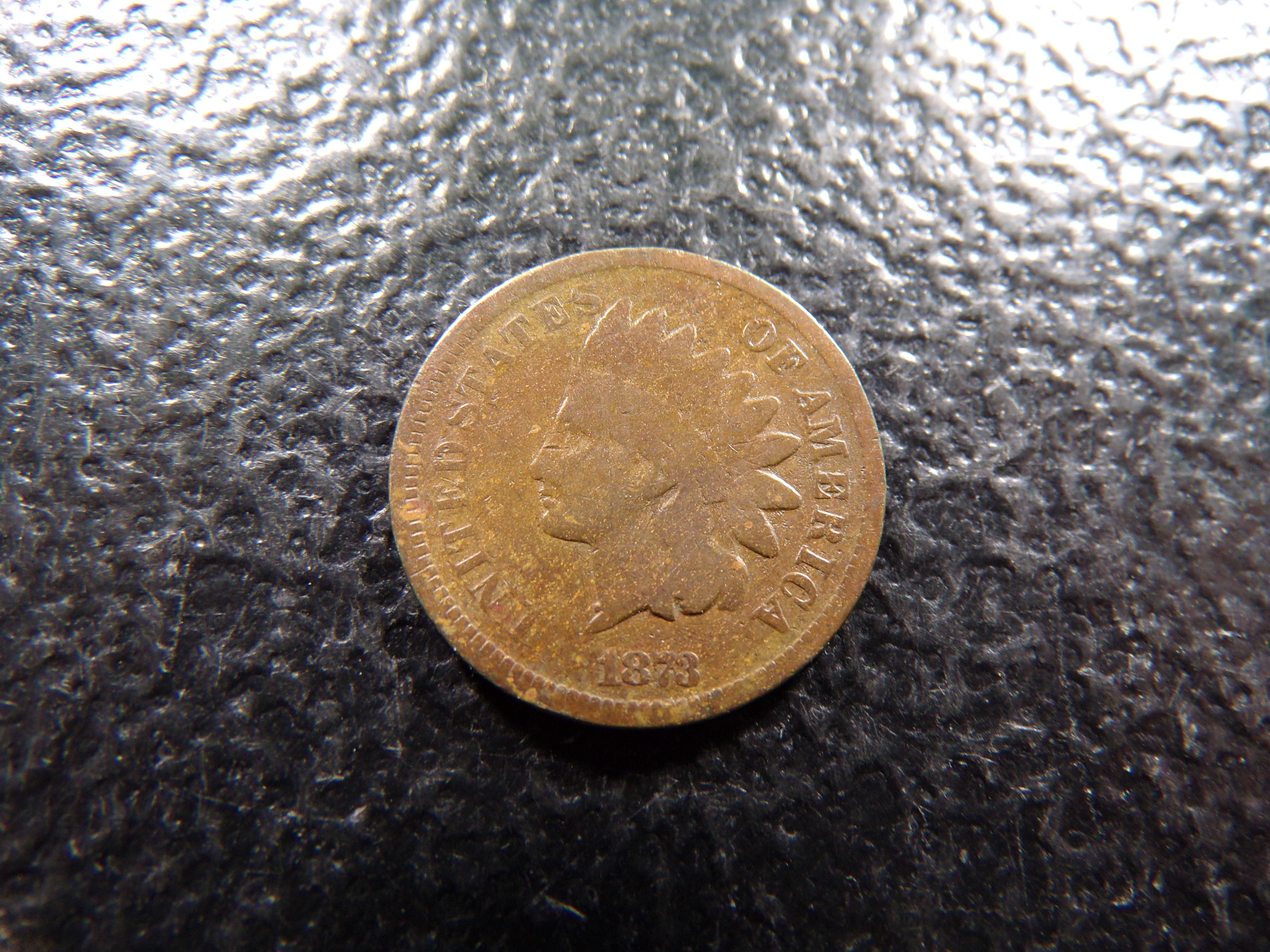1873 RARE DATE INDIAN HEAD CENT