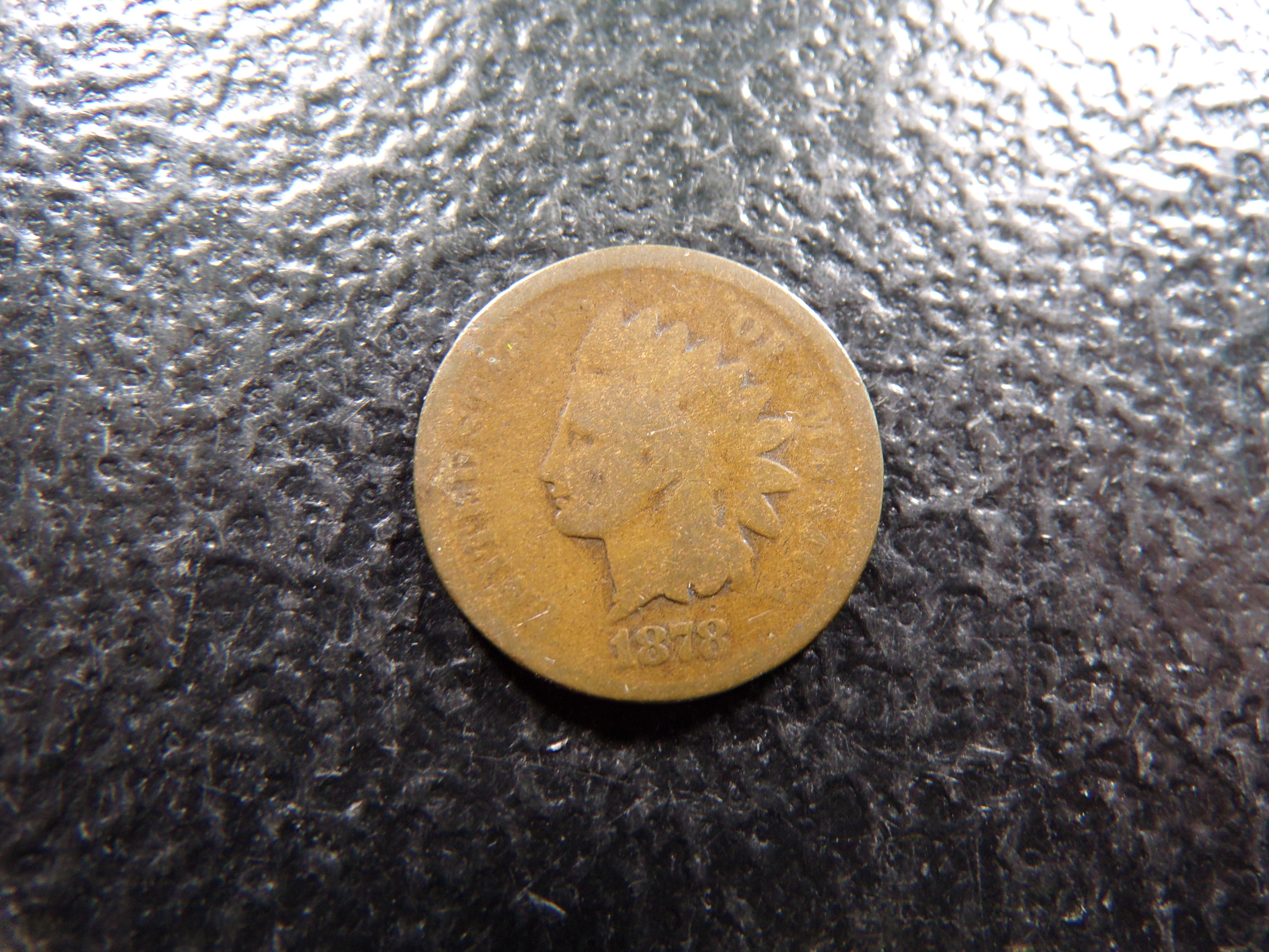 1878 RARE DATE INDIAN HEAD CENT