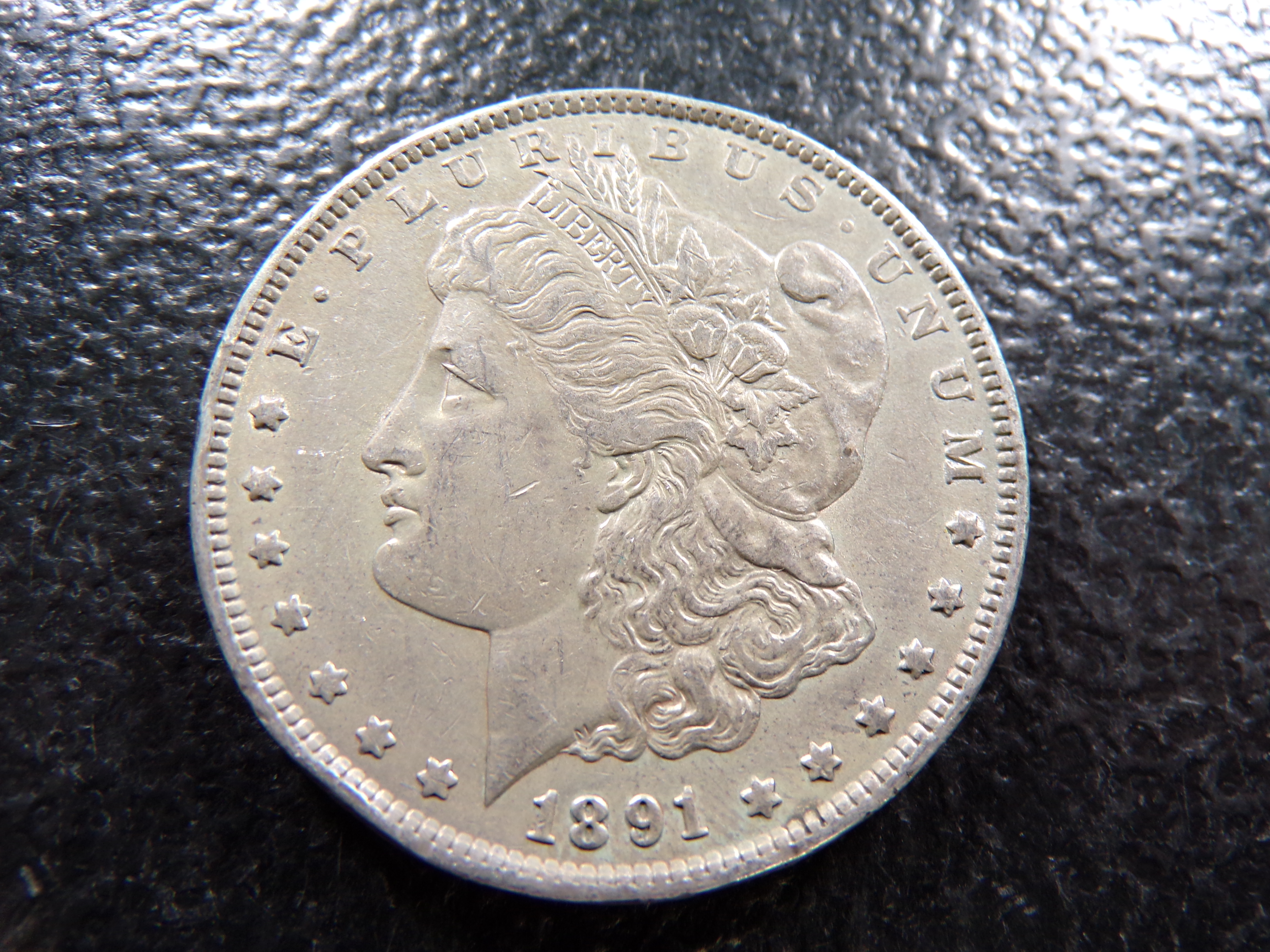 1891-S MORGAN SILVER DOLLAR