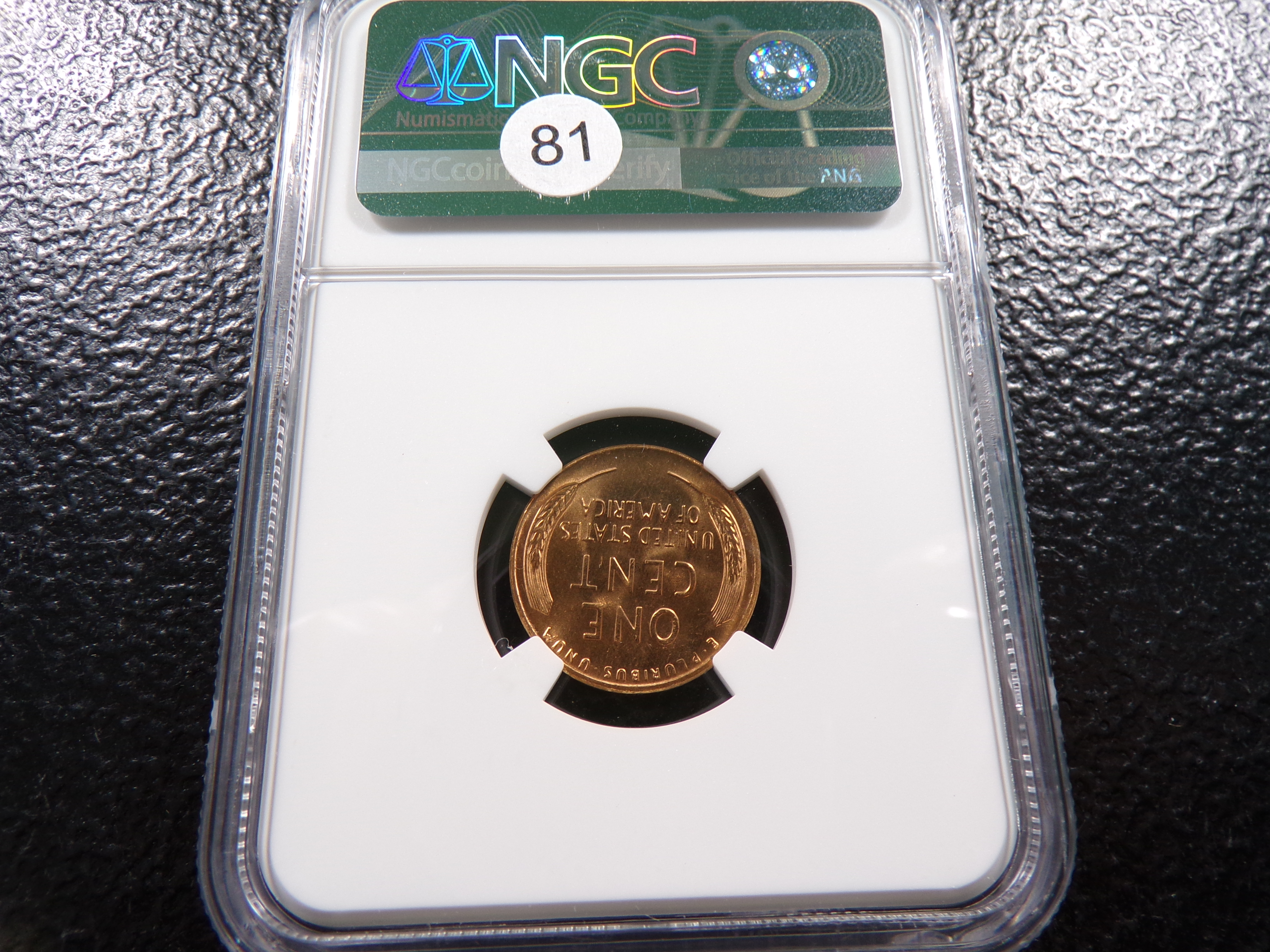 1958-D NGC MS66RD LINCOLN WHEAT CENT