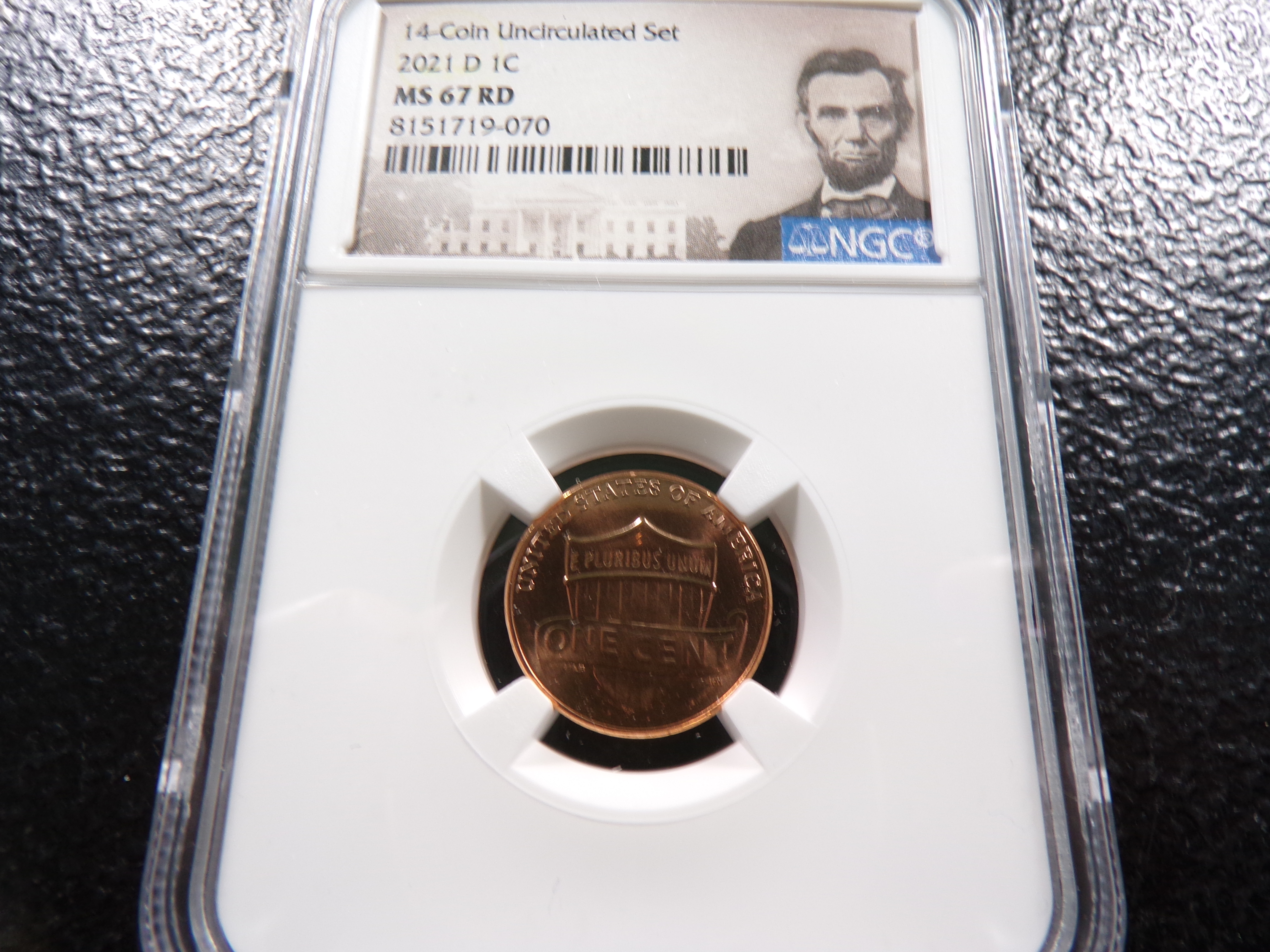 2021-D NGC MS67RD LINCOLN SHIELD CENT