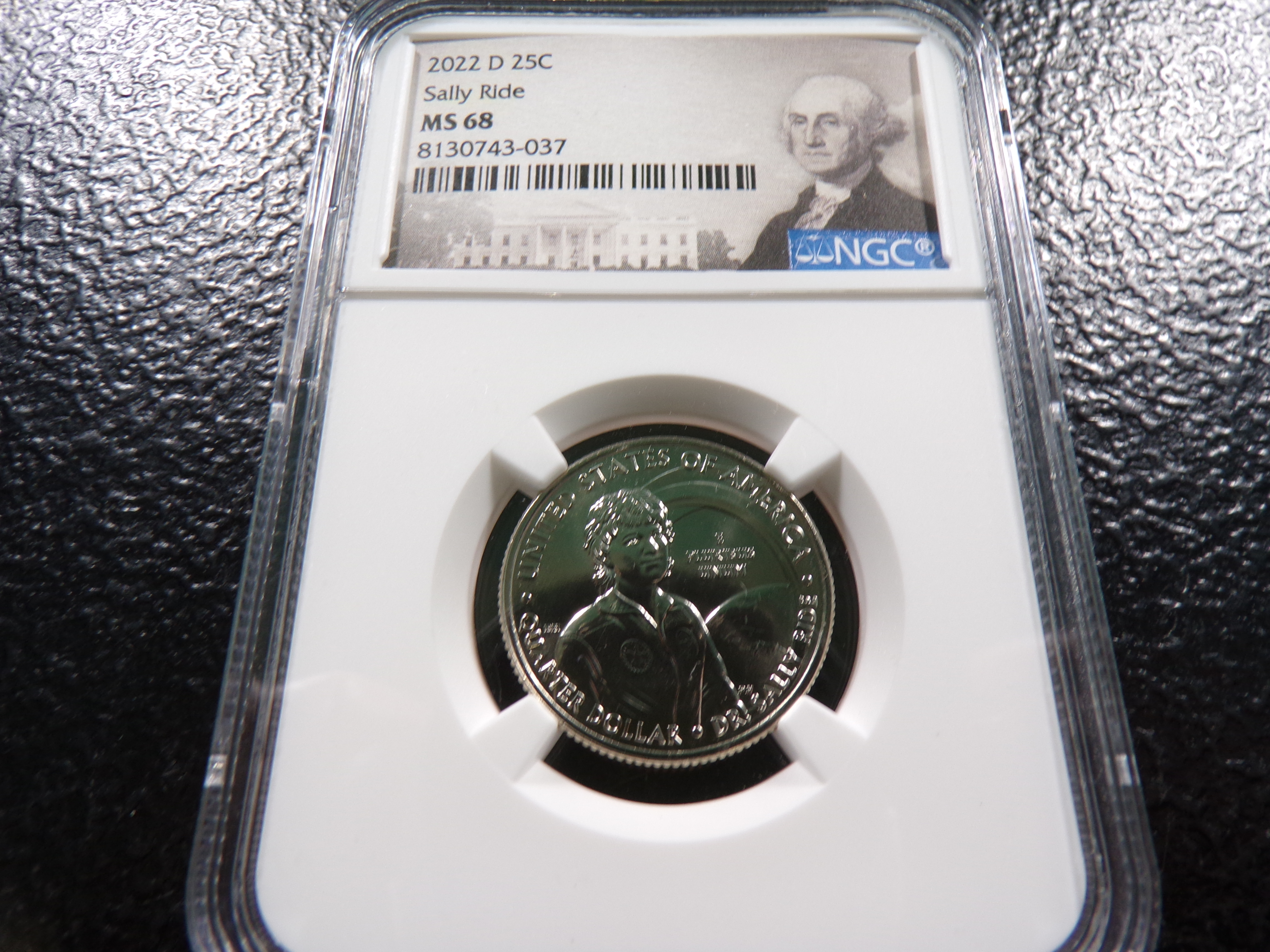 2022-D NGC MS68 SALLY RIDE QUARTER