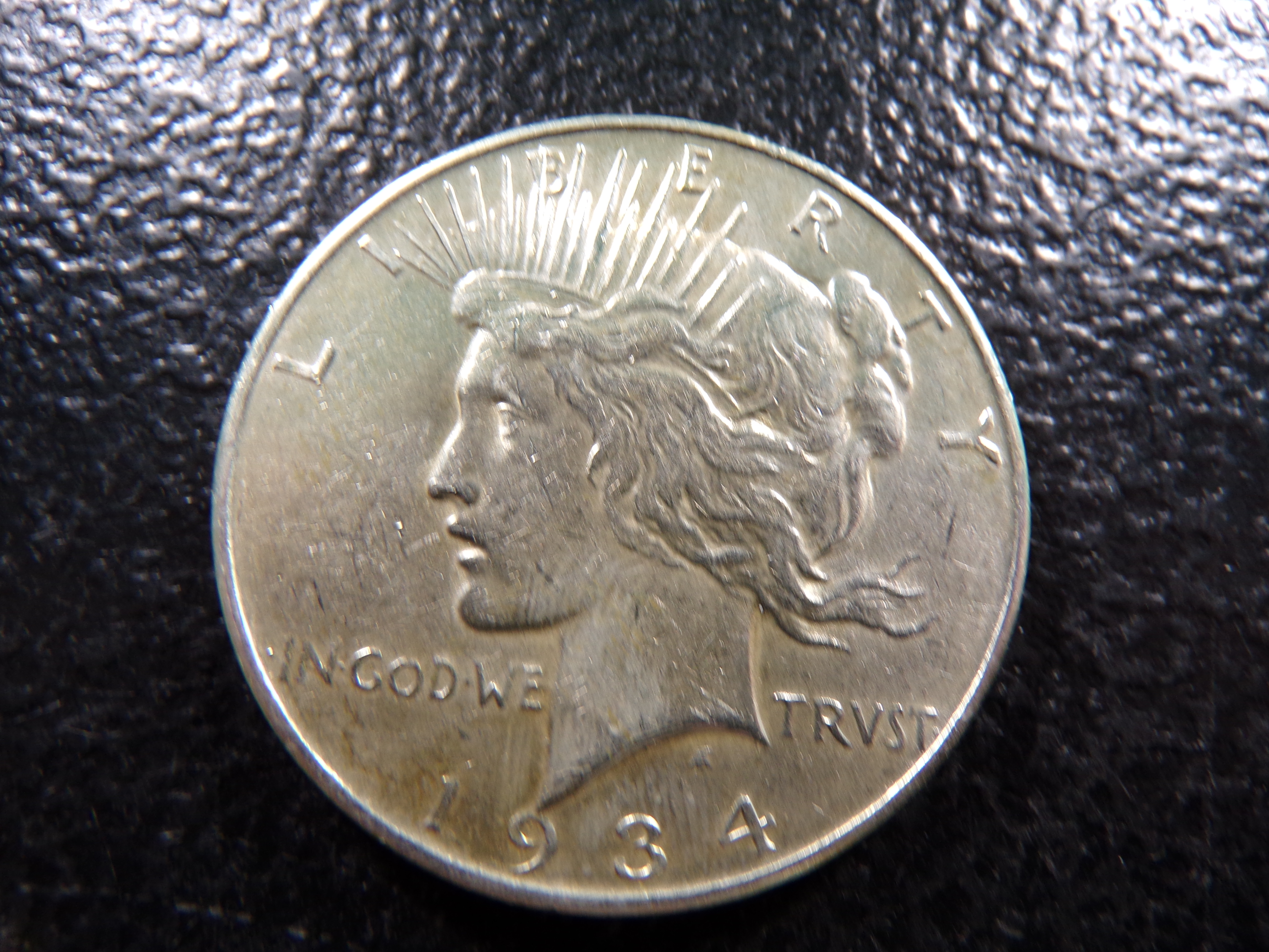1934-D PEACE SILVER DOLLAR