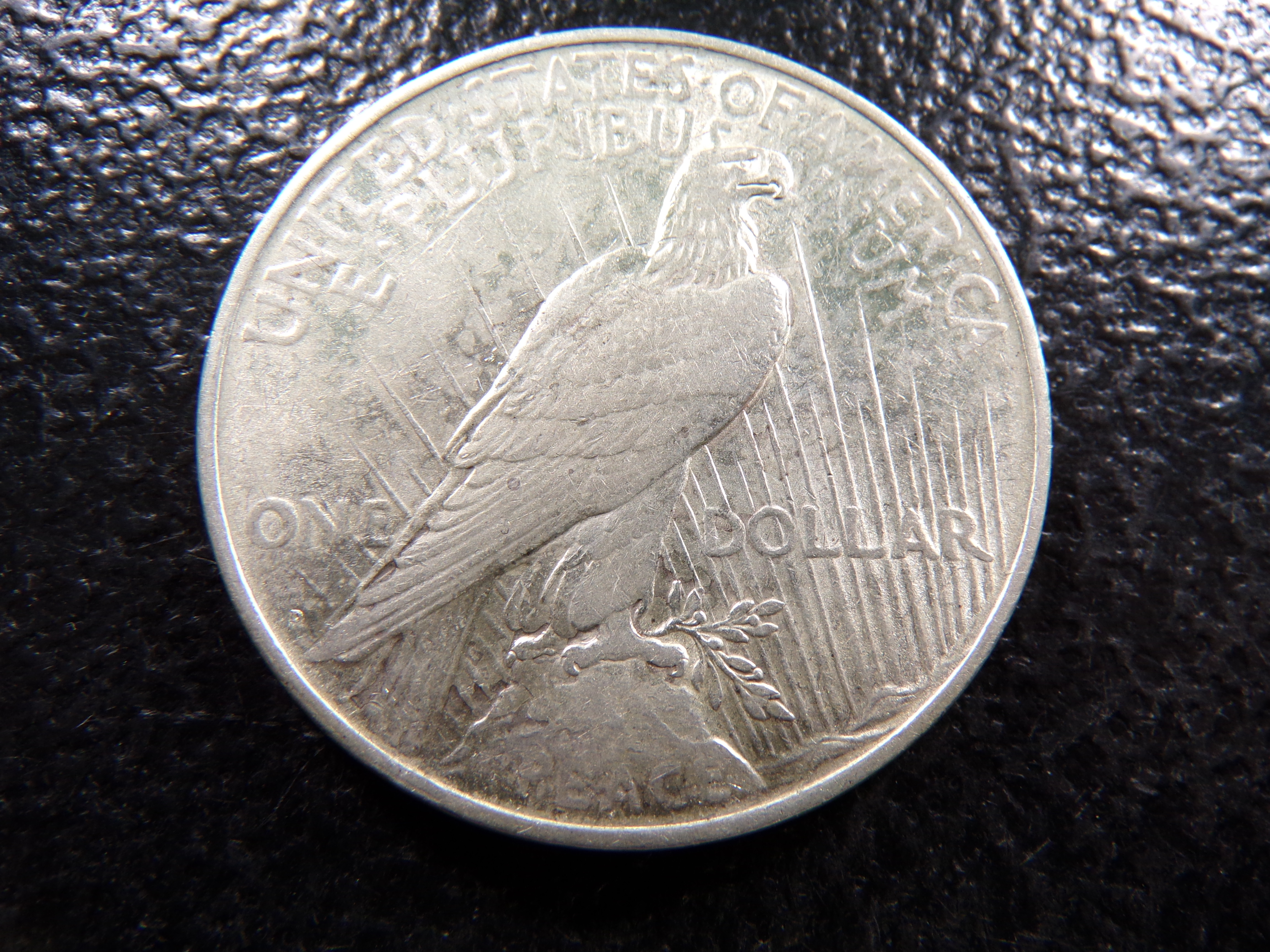 1923-D PEACE SILVER DOLLAR