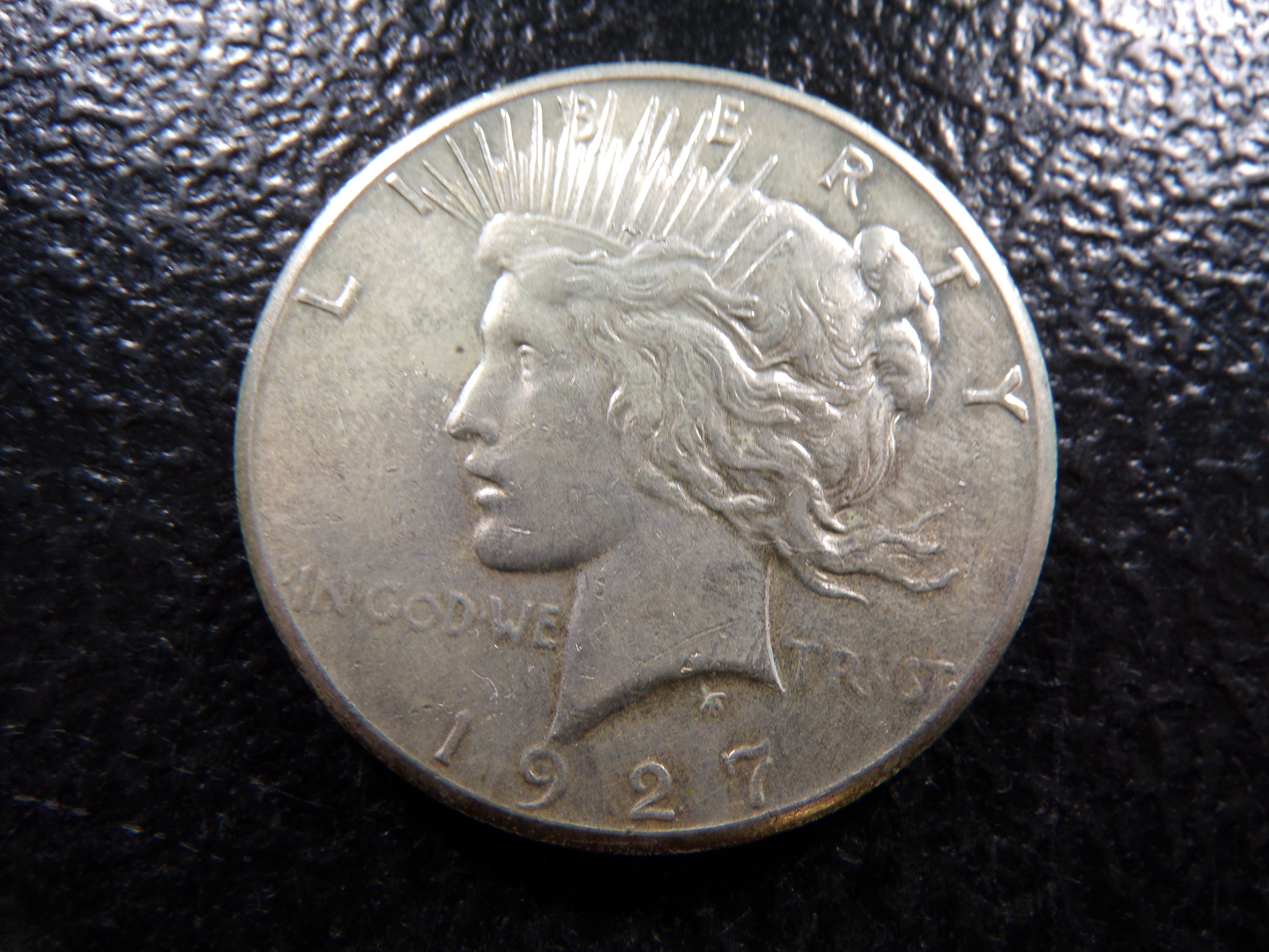 1927 PEACE SILVER DOLLAR