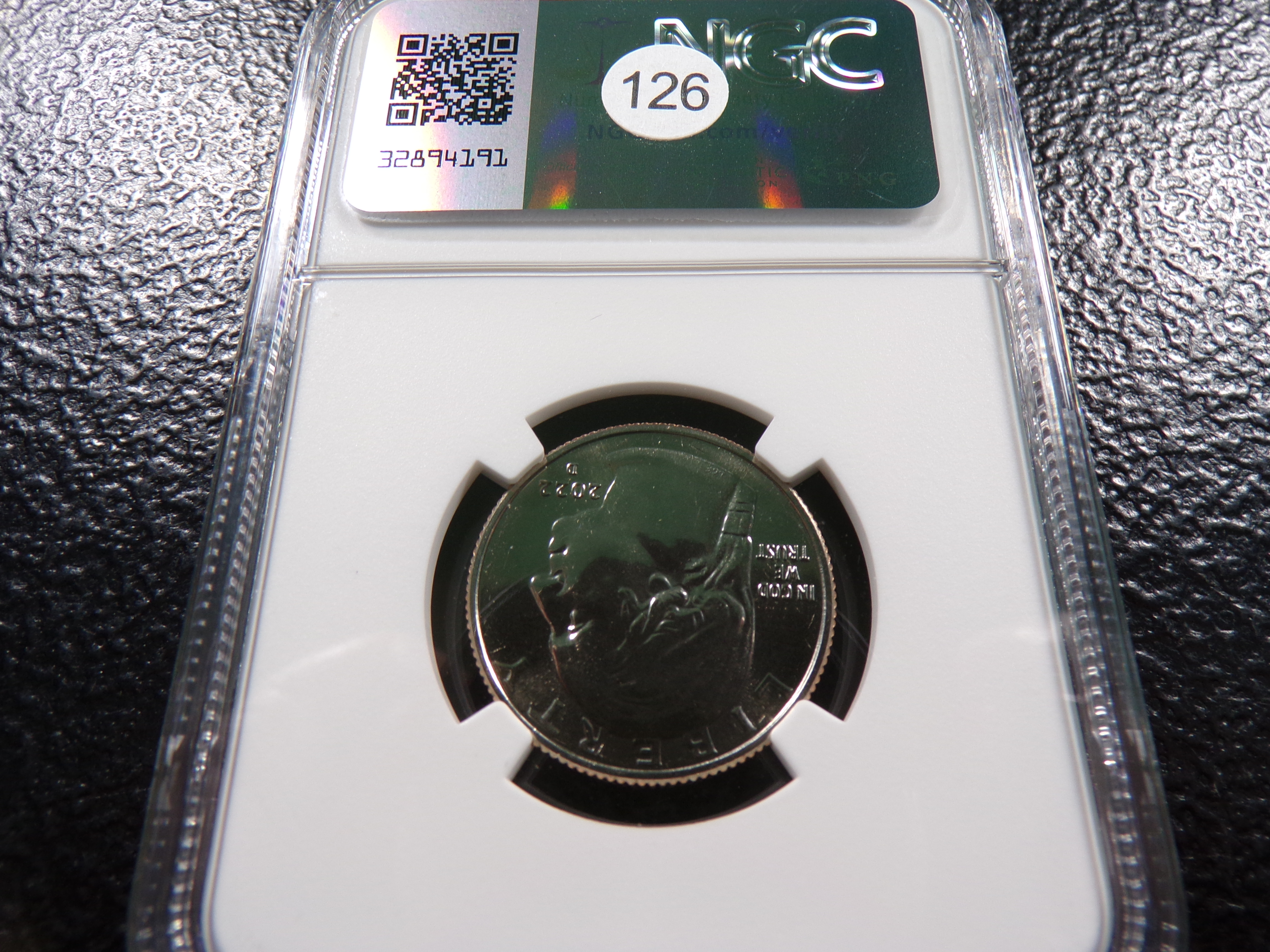 2022-D NGC MS68 WILMA MANKILLER QUARTER
