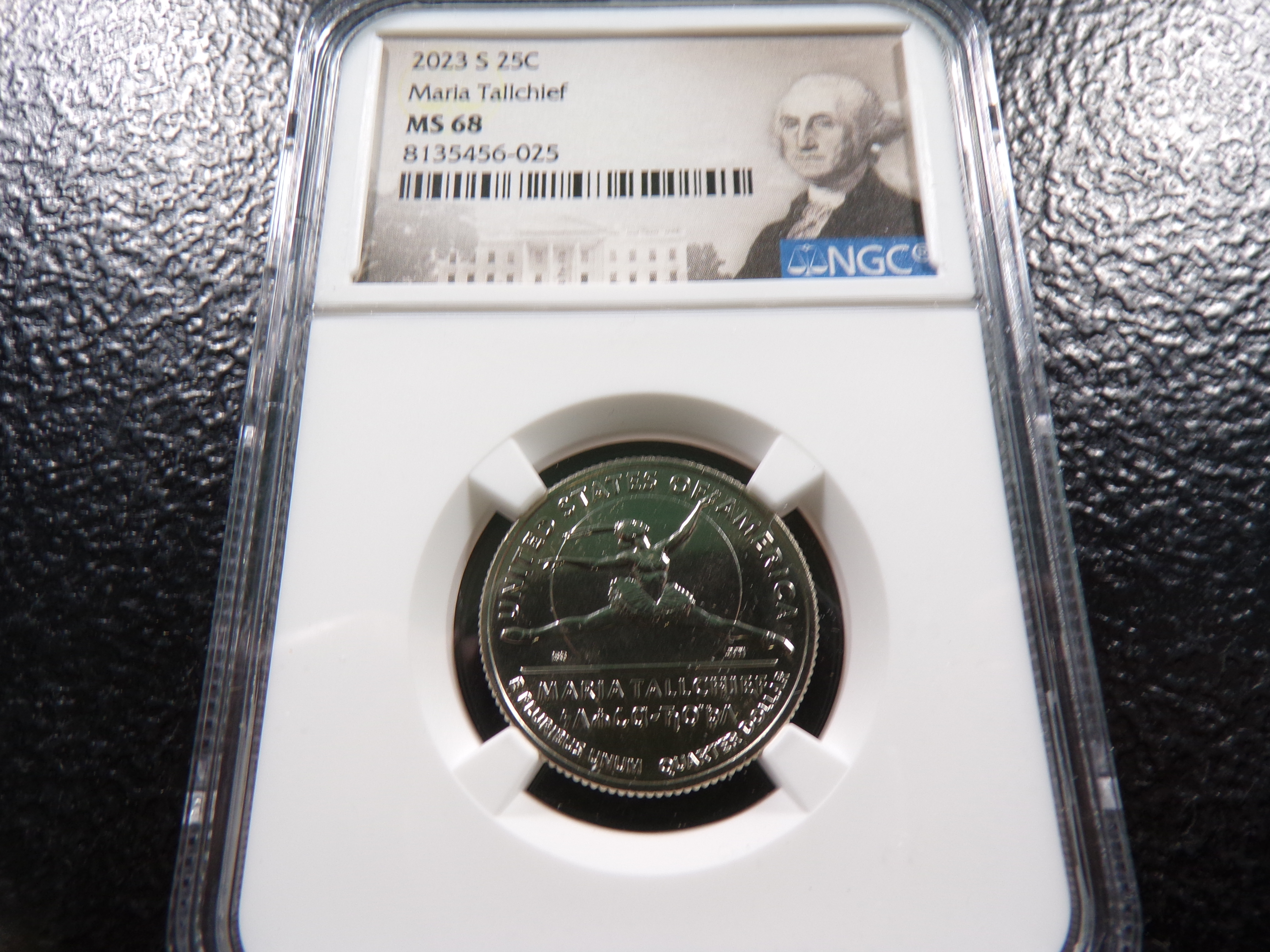 2023-S NGC MS68 MARIA TALLCHIEF QUARTER