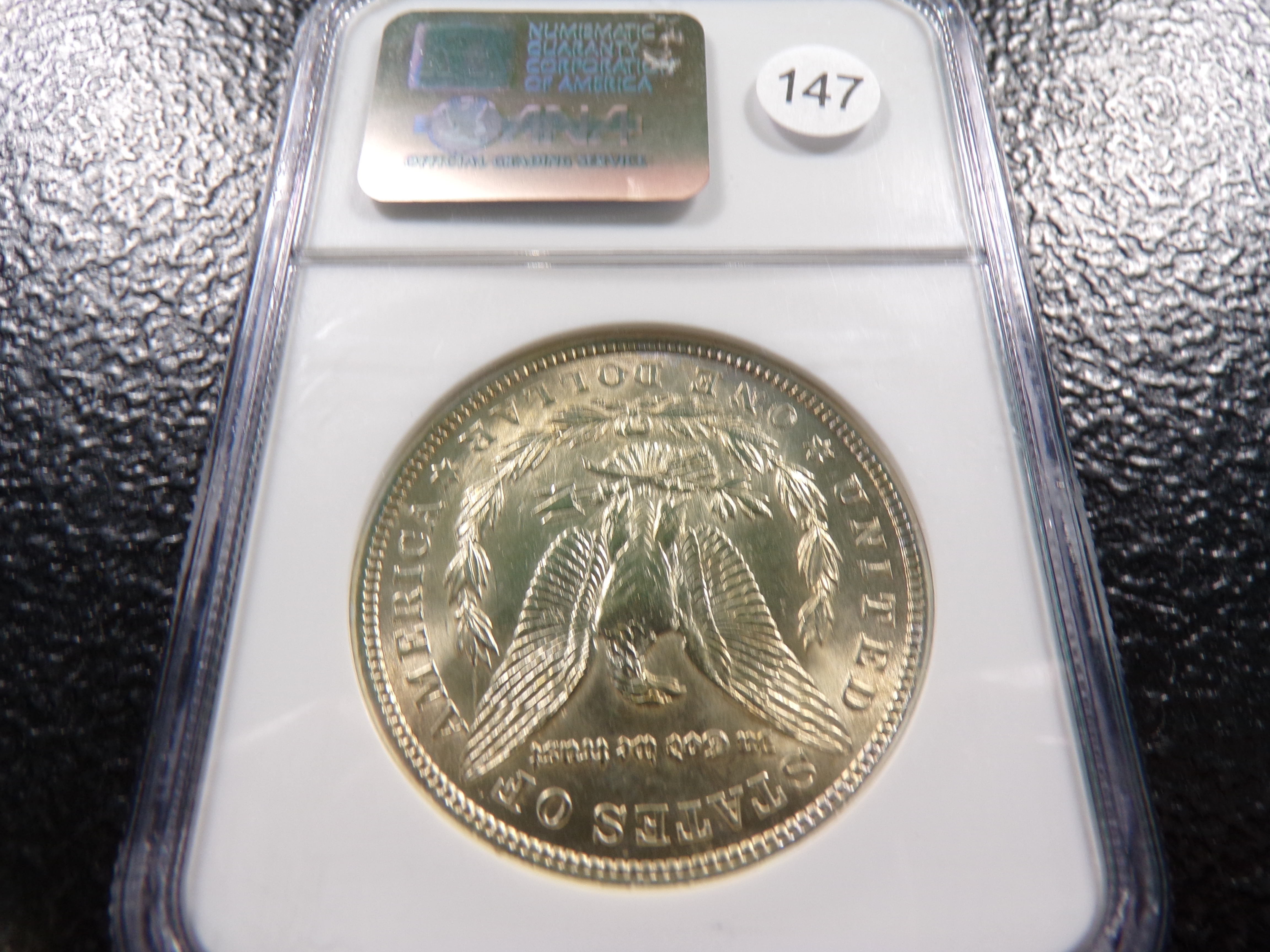 1921 NGC BRILLIANT UNCIRCULATED MORGAN SILVER DOLLAR