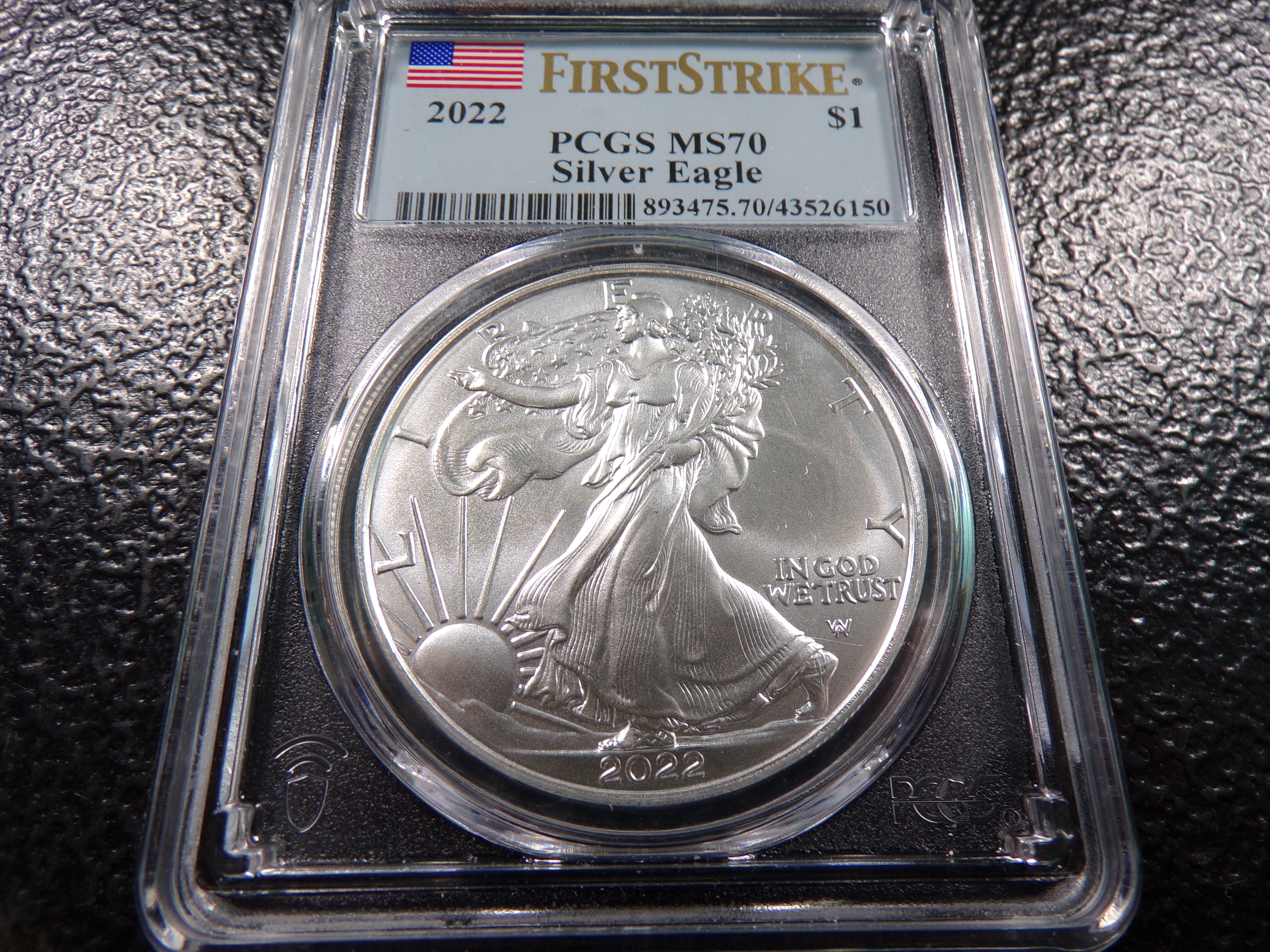2022 PCGS MS70 FIRST STRIKE AMERICAN SILVER EAGLE DOLLAR