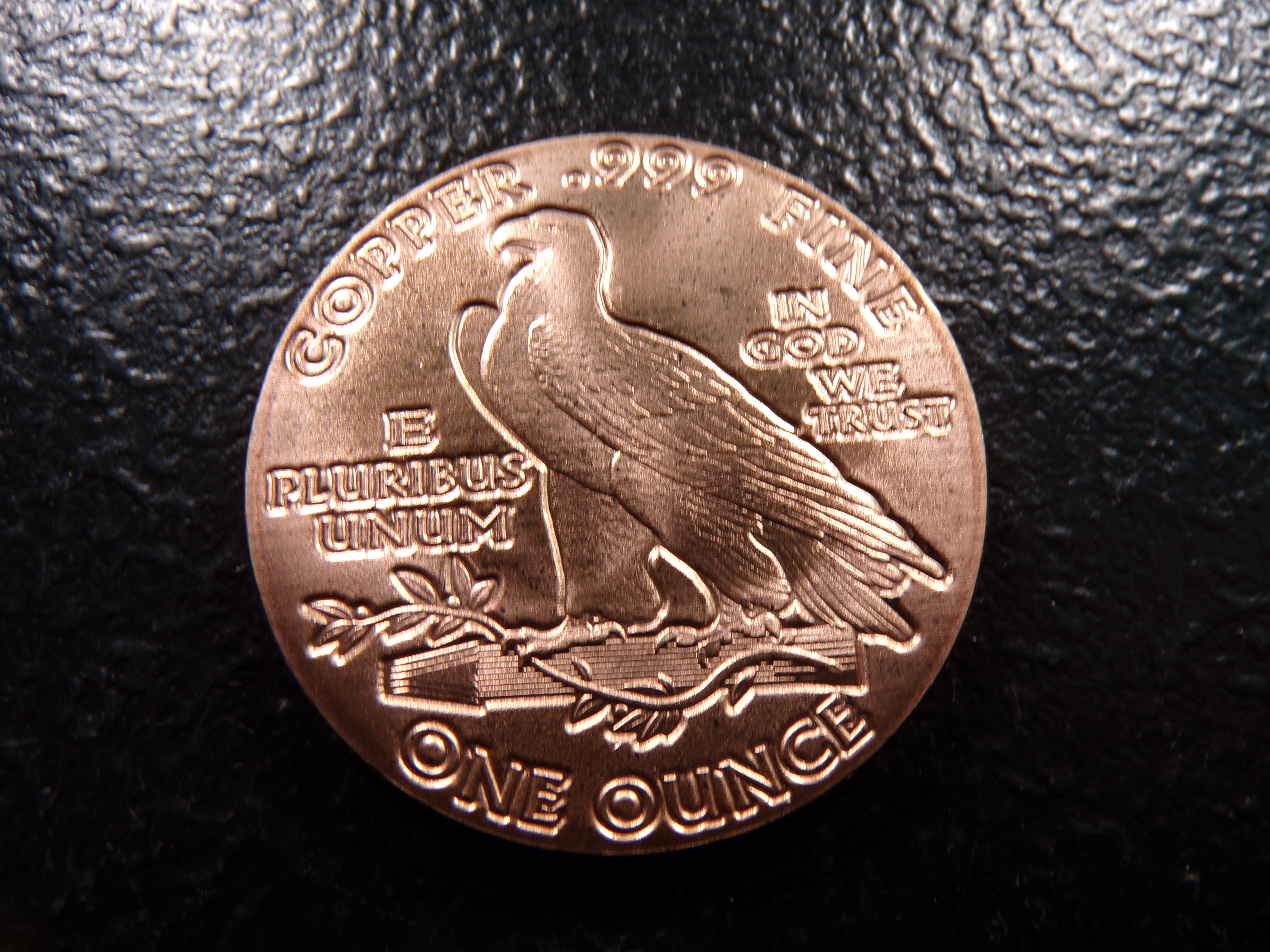 INDIAN HEAD STYLE 1 OUNCE .999 FINE COOPER