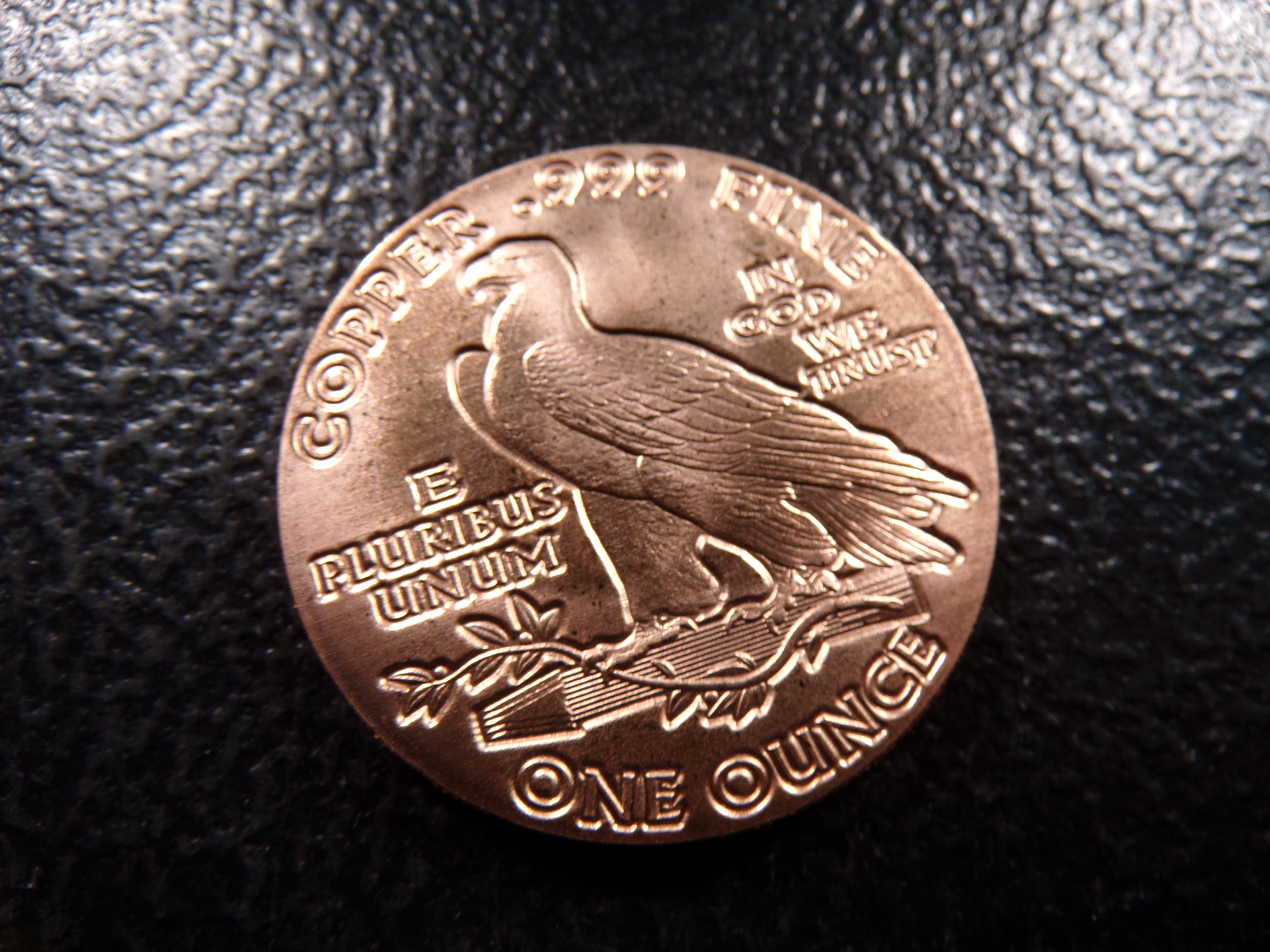 INDIAN HEAD STYLE 1 OUNCE .999 FINE COOPER