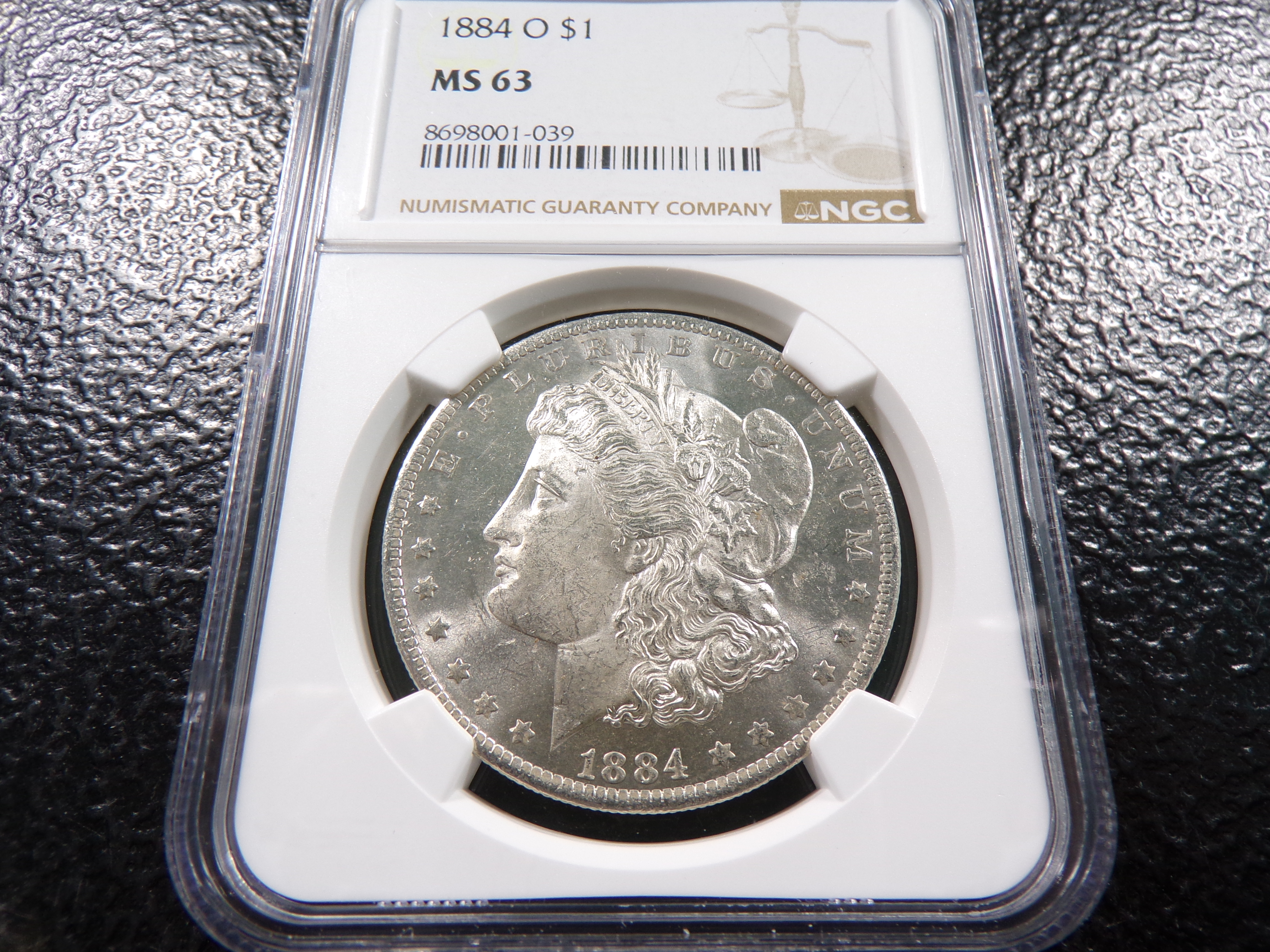 1884-O NGC MS63 MORGAN SILVER DOLLAR