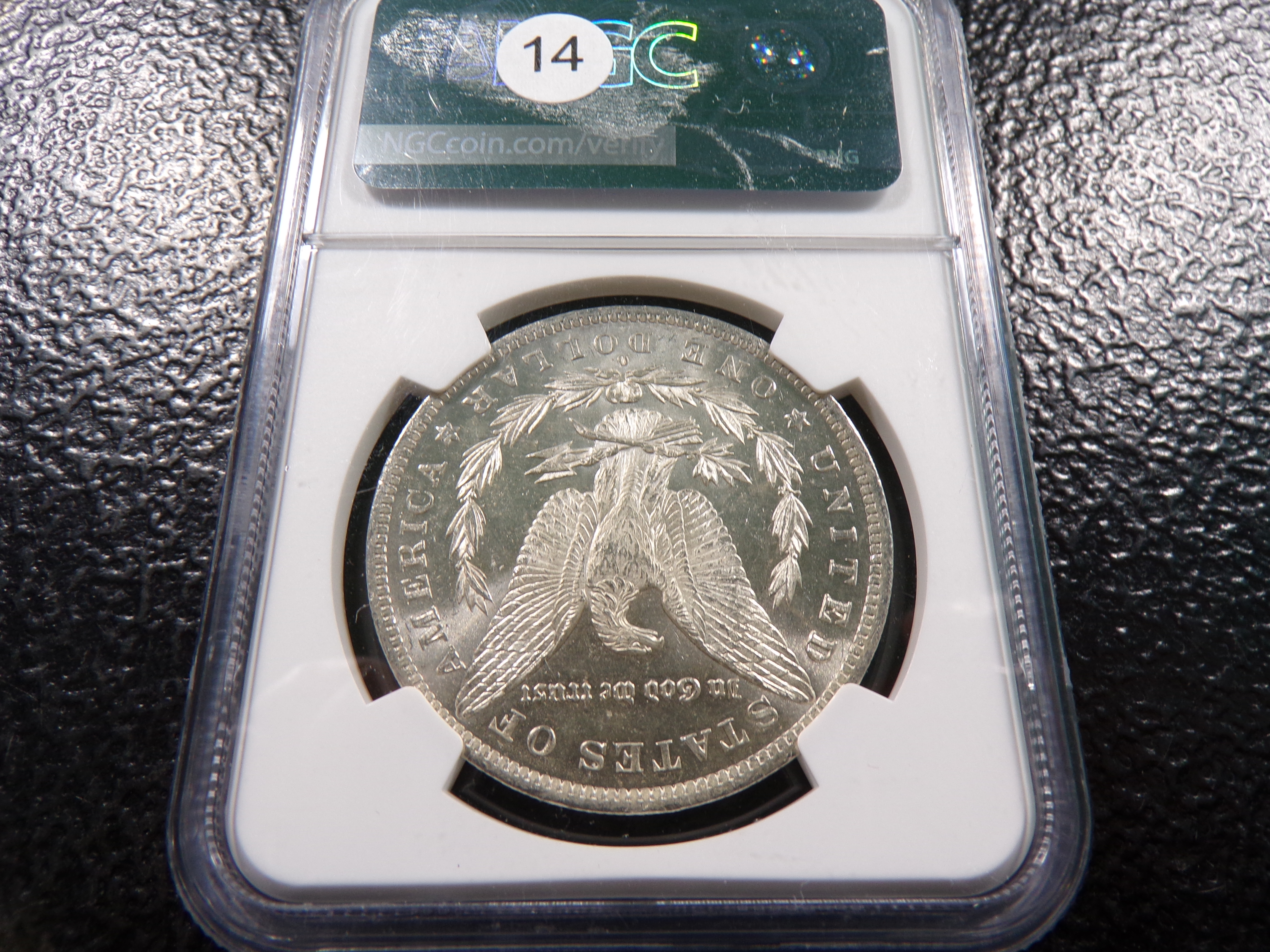 1884-O NGC MS63 MORGAN SILVER DOLLAR