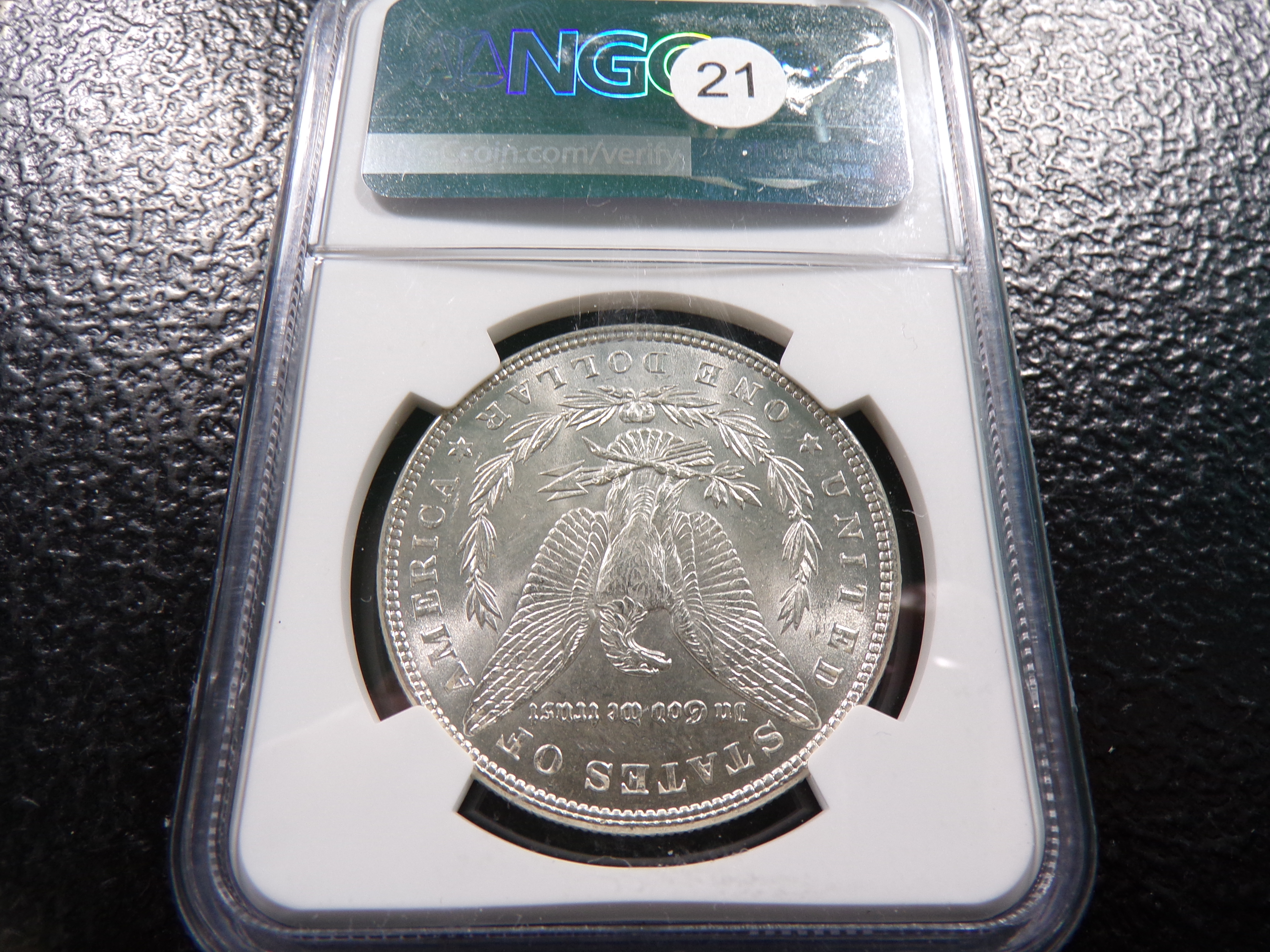1885 NGC MS63 MORGAN SILVER DOLLAR