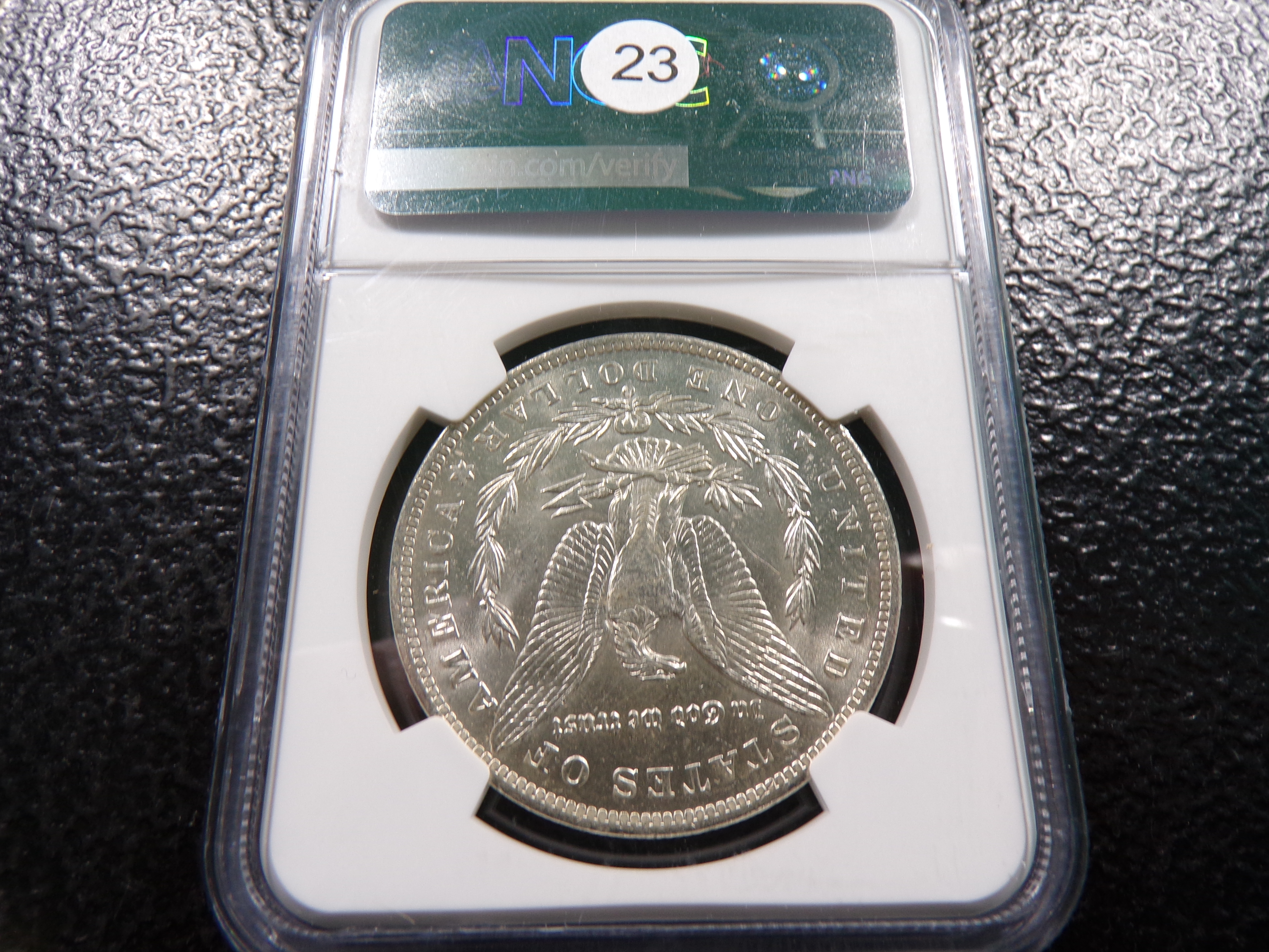 1885-O NGC MS63 MORGAN SILVER DOLLAR