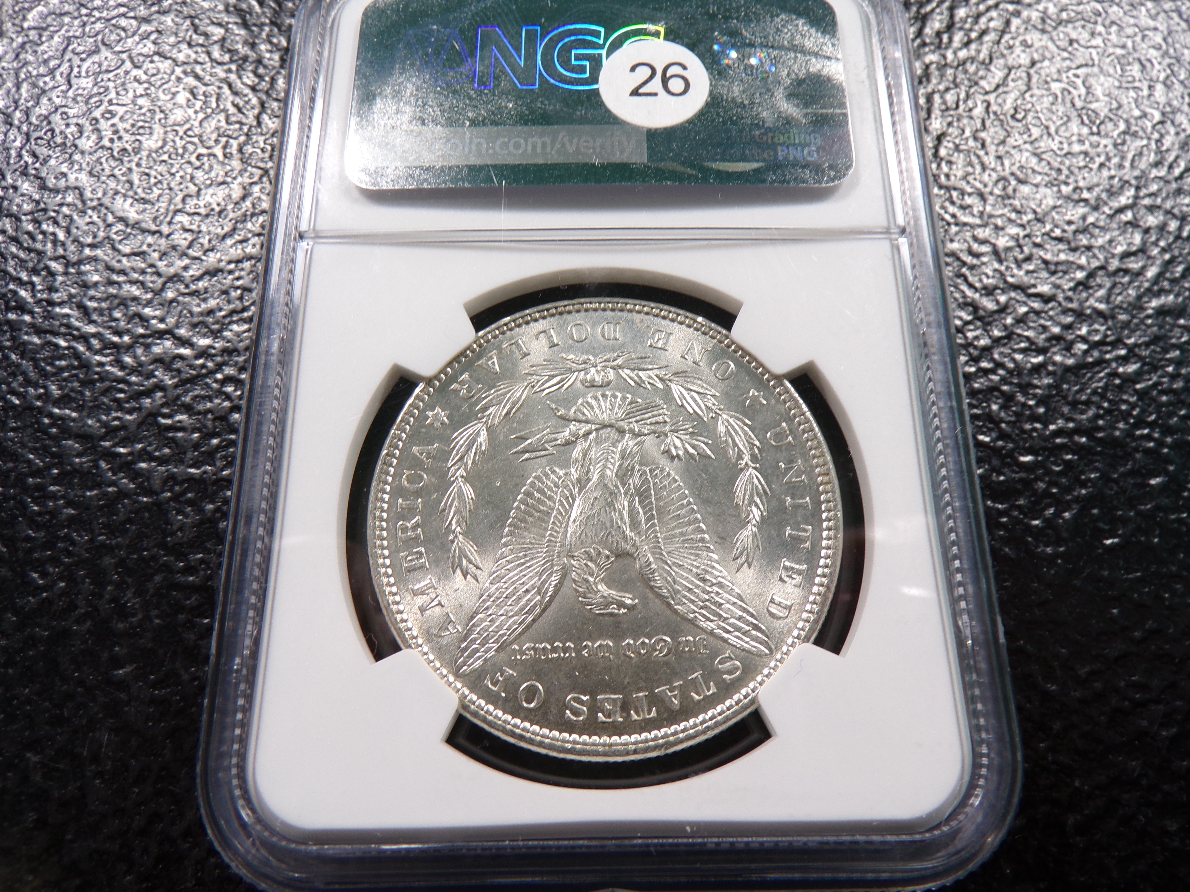 1886 NGC MS63 MORGAN SILVER DOLLAR
