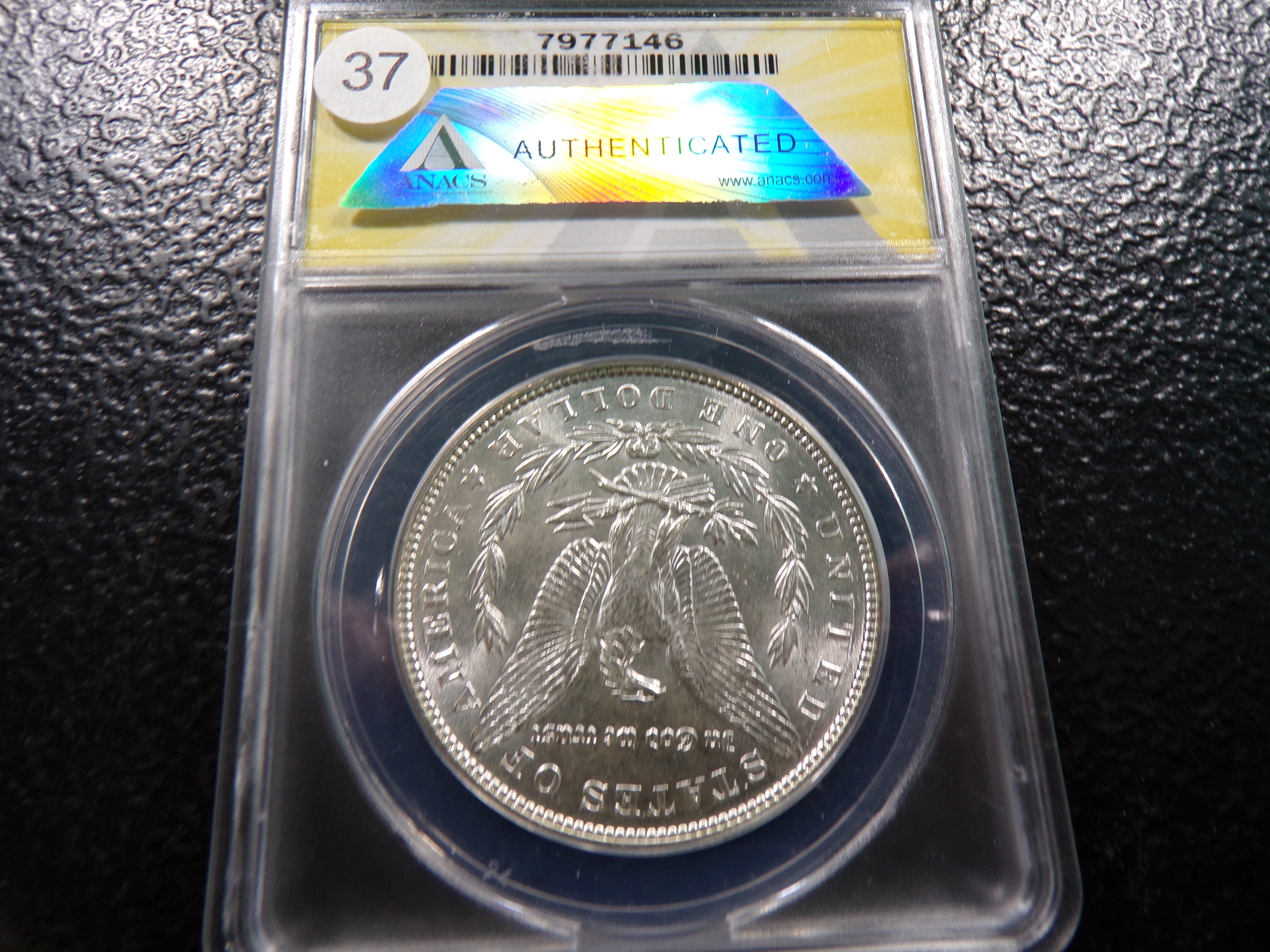 1887 ANACS MS63 MORGAN SILVER DOLLAR
