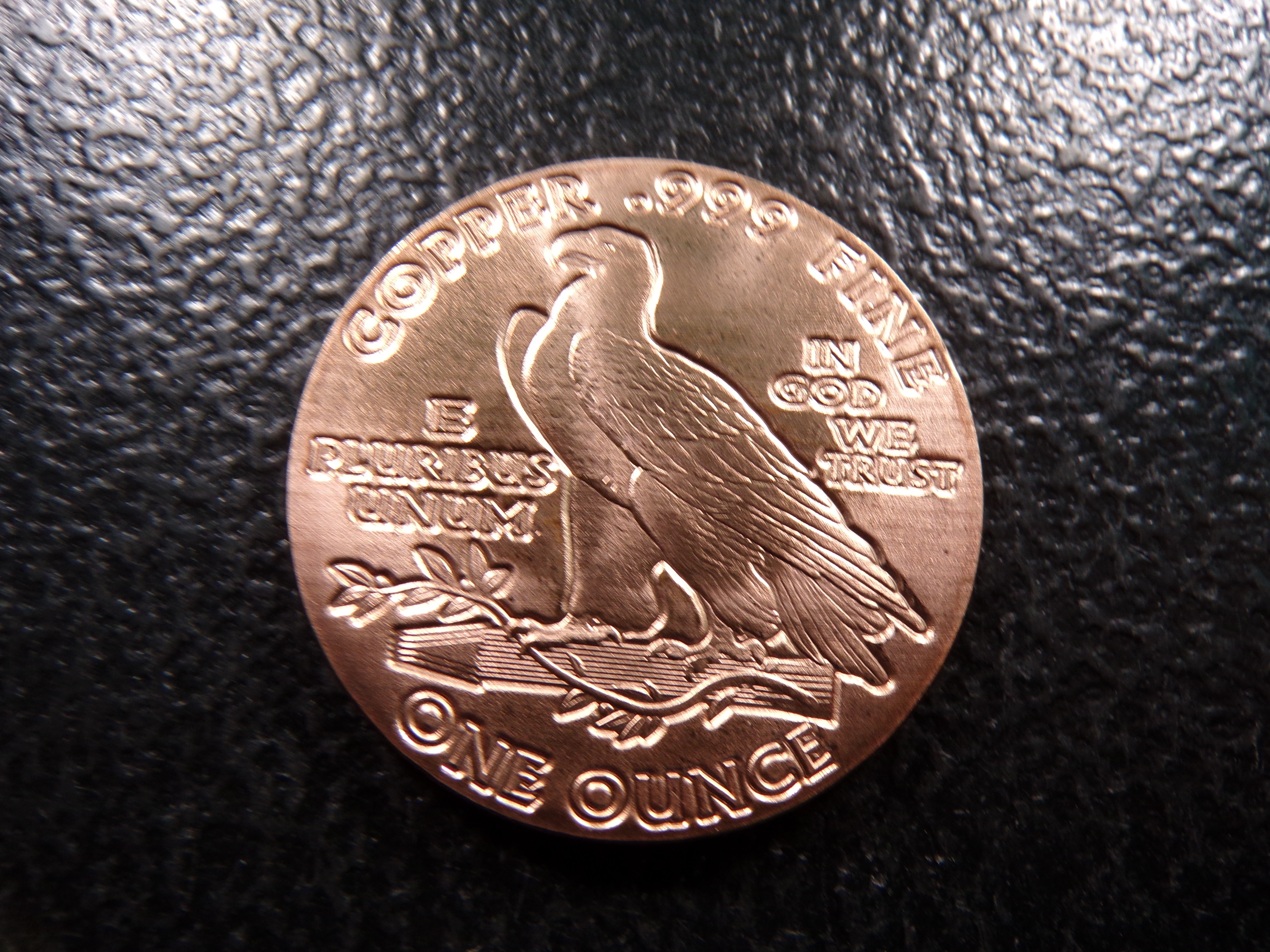 INDIAN HEAD STYLE 1 OUNCE .999 FINE COOPER