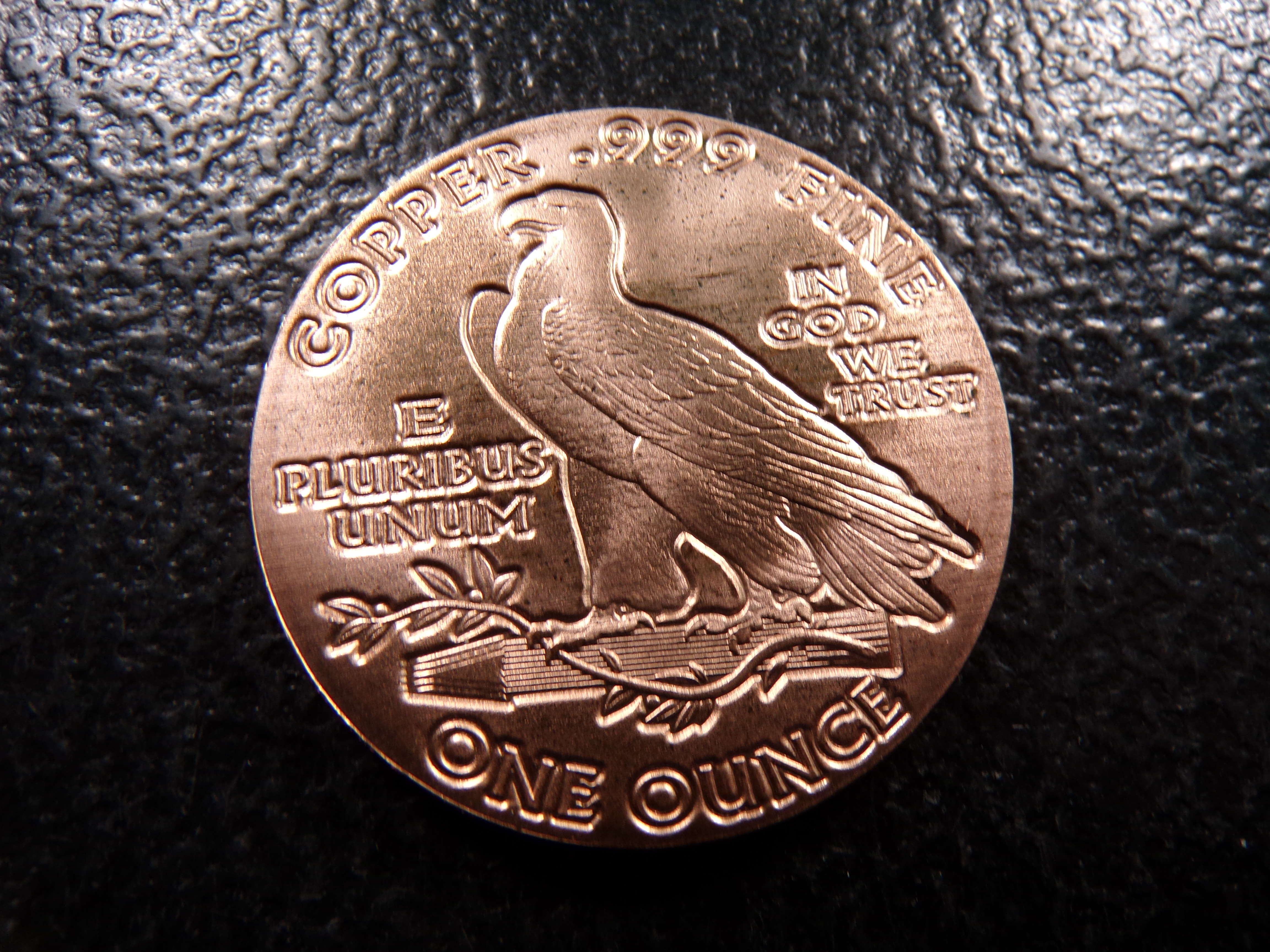 INDIAN HEAD STYLE 1 OUNCE .999 FINE COOPER