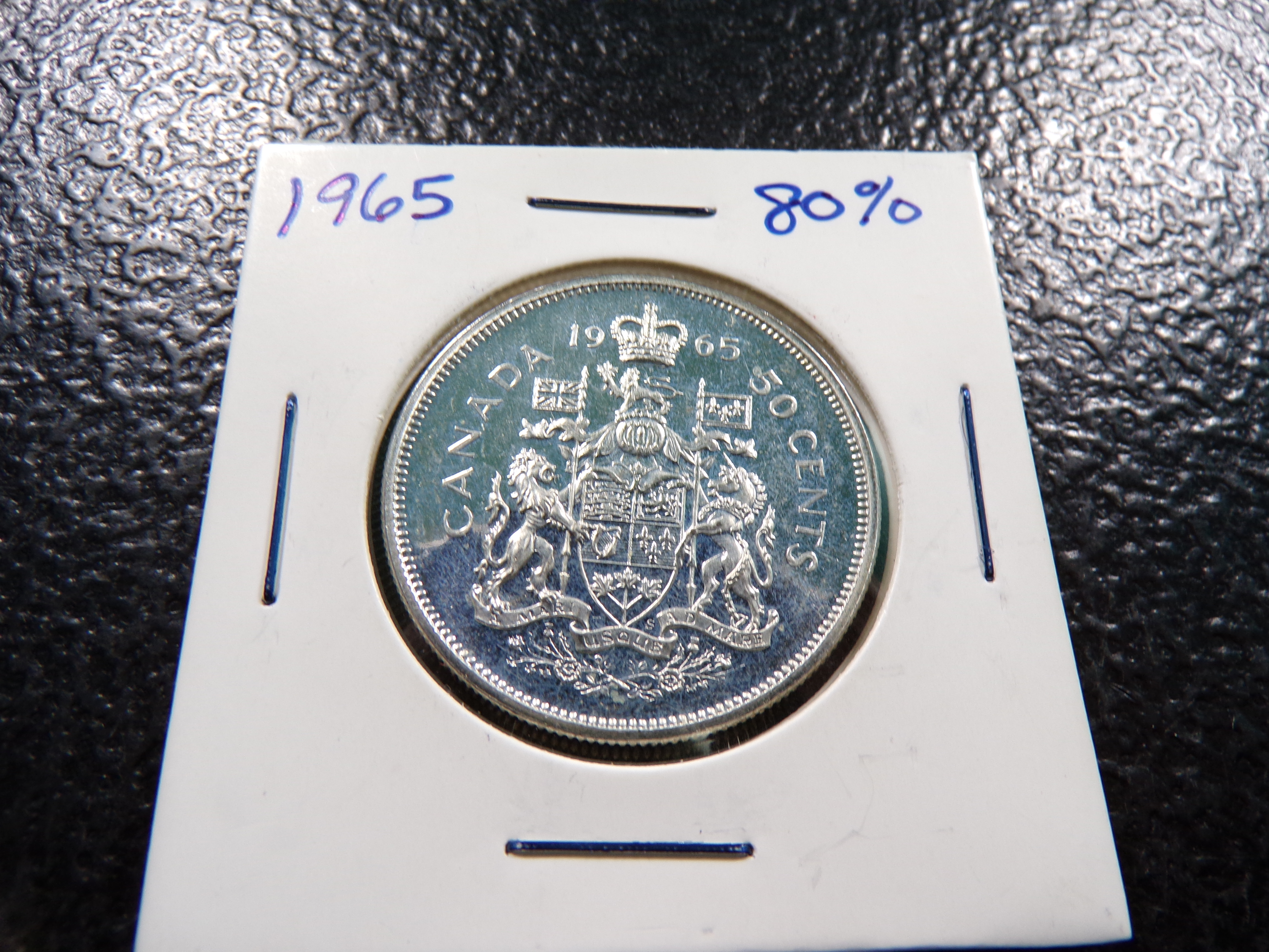 1965 CANADIAN SILVER 50 CENTS