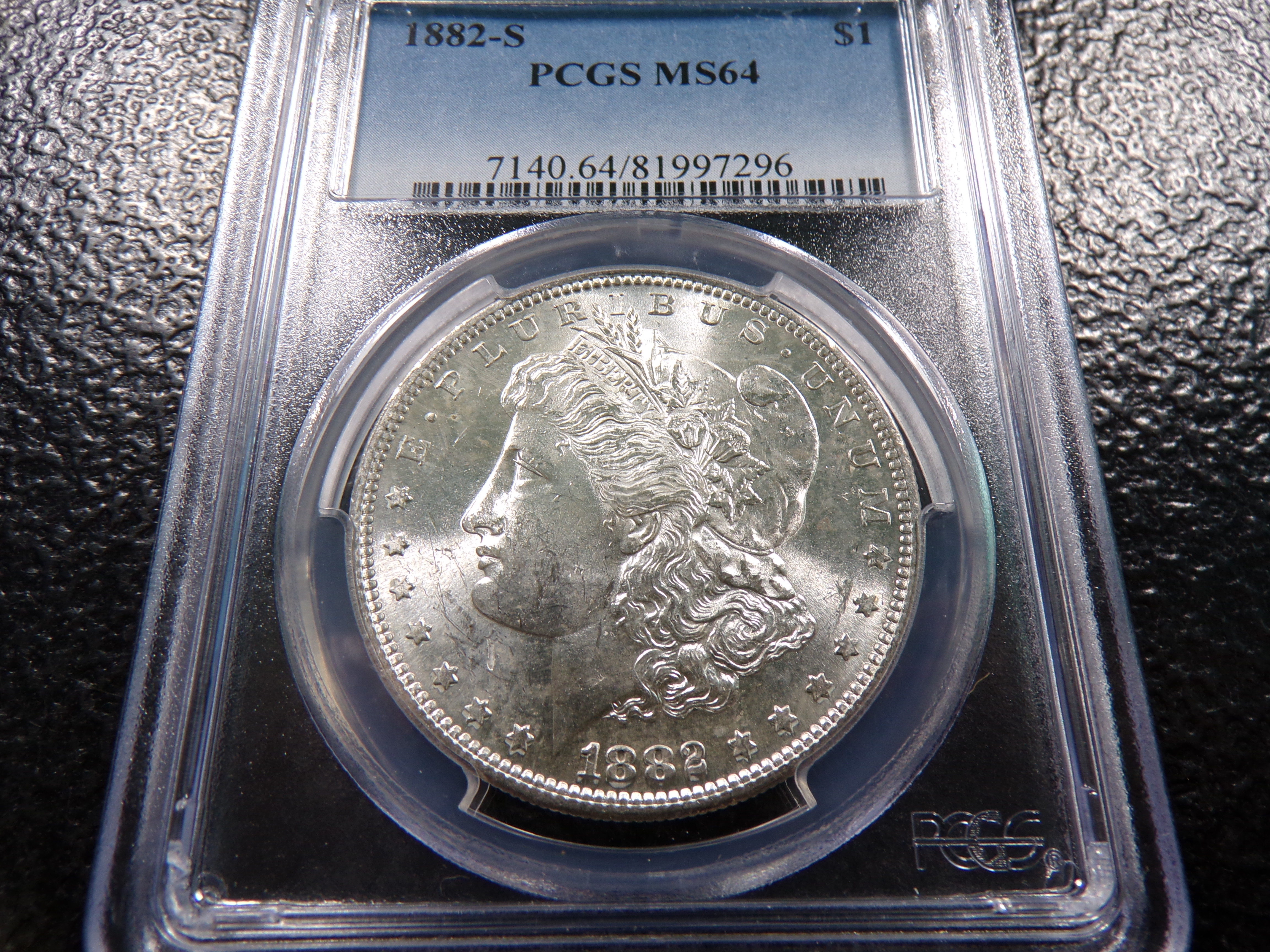 1882-S PCGS MS64 MORGAN SILVER DOLLAR
