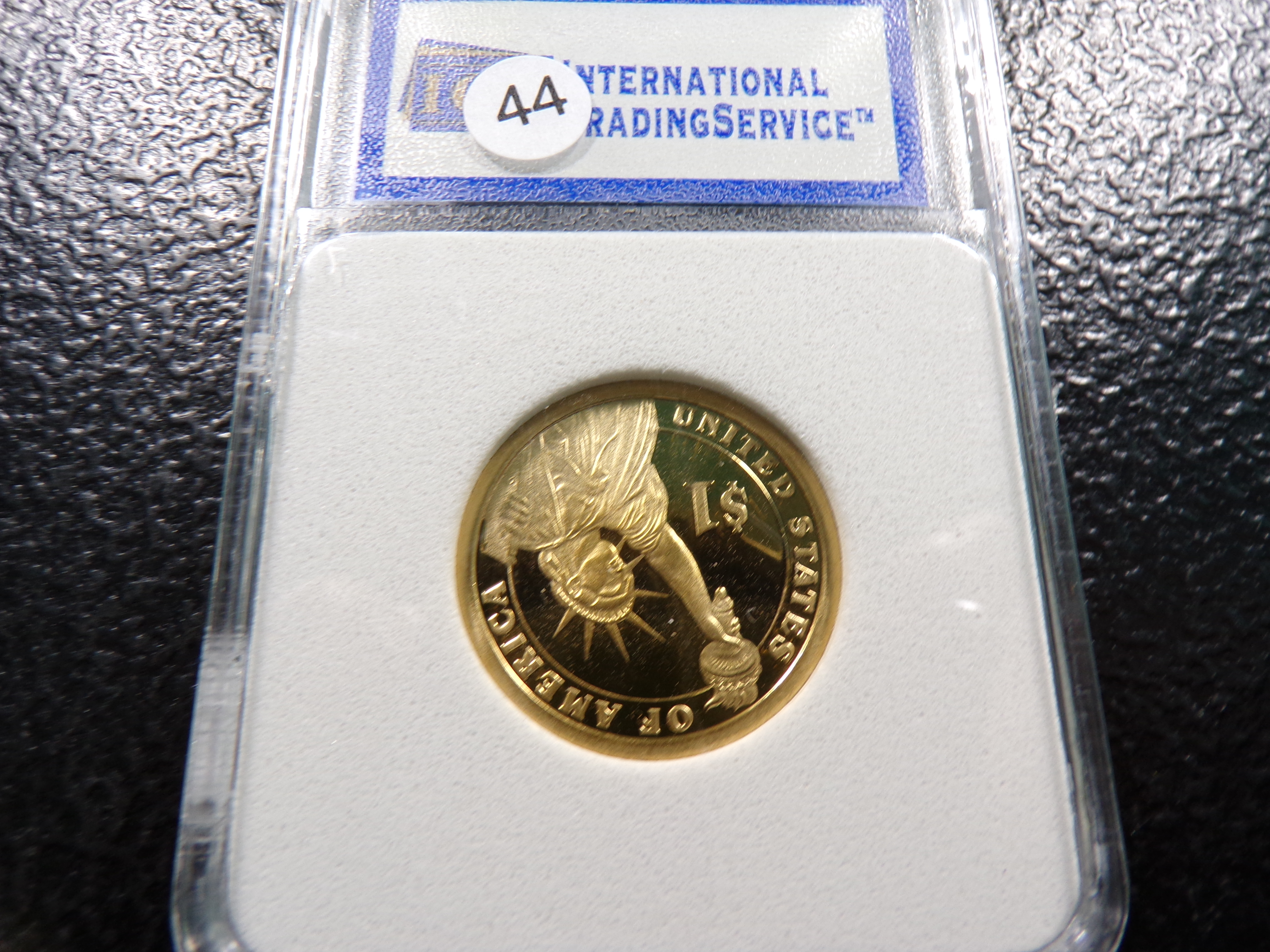 2008-S IGS PR70 DCAM JAMES MONROE 5TH PRES. 1ST DAY OF ISSUE PROOF DOLLAR