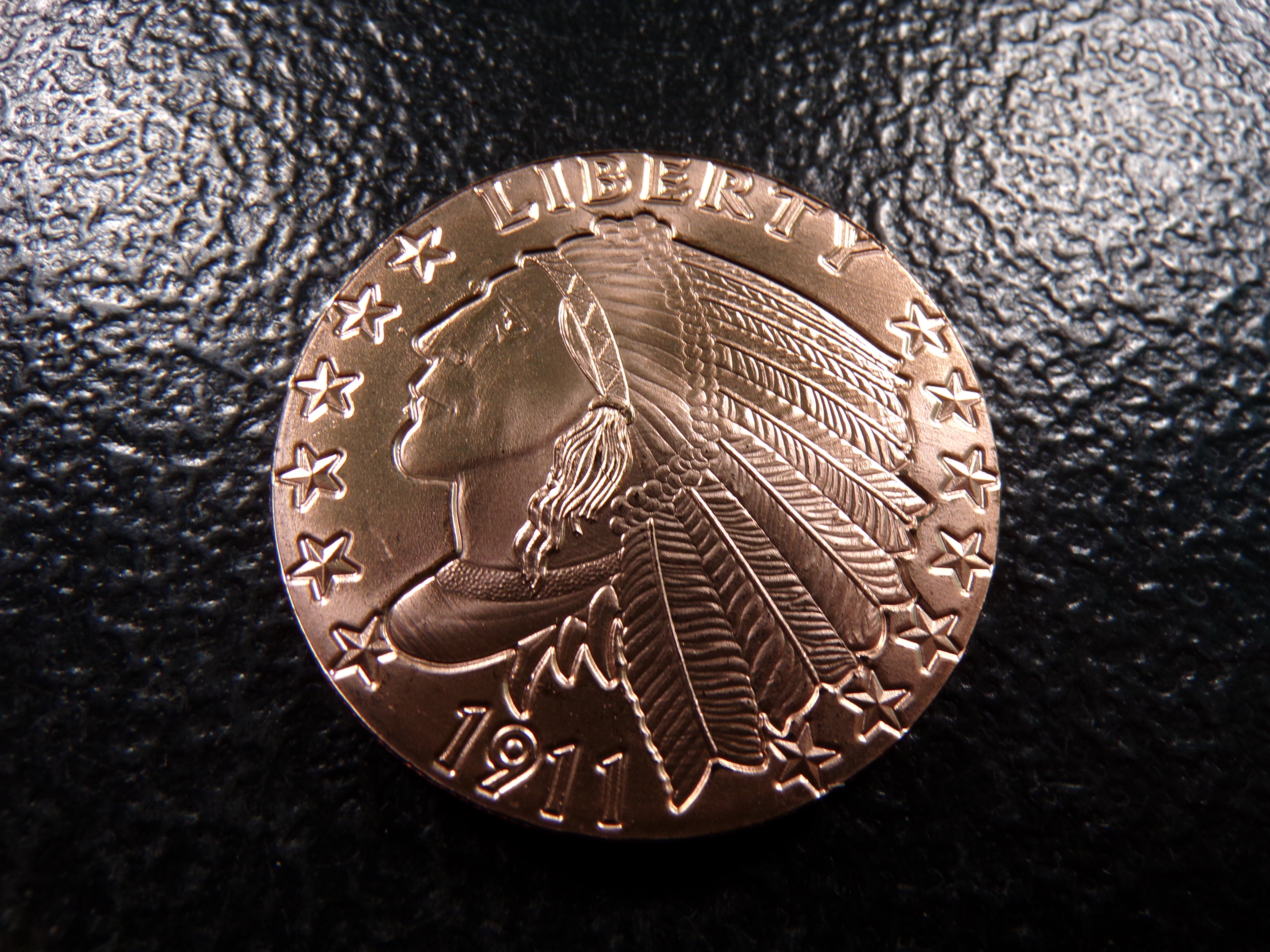 INDIAN HEAD STYLE 1 OUNCE .999 FINE COOPER