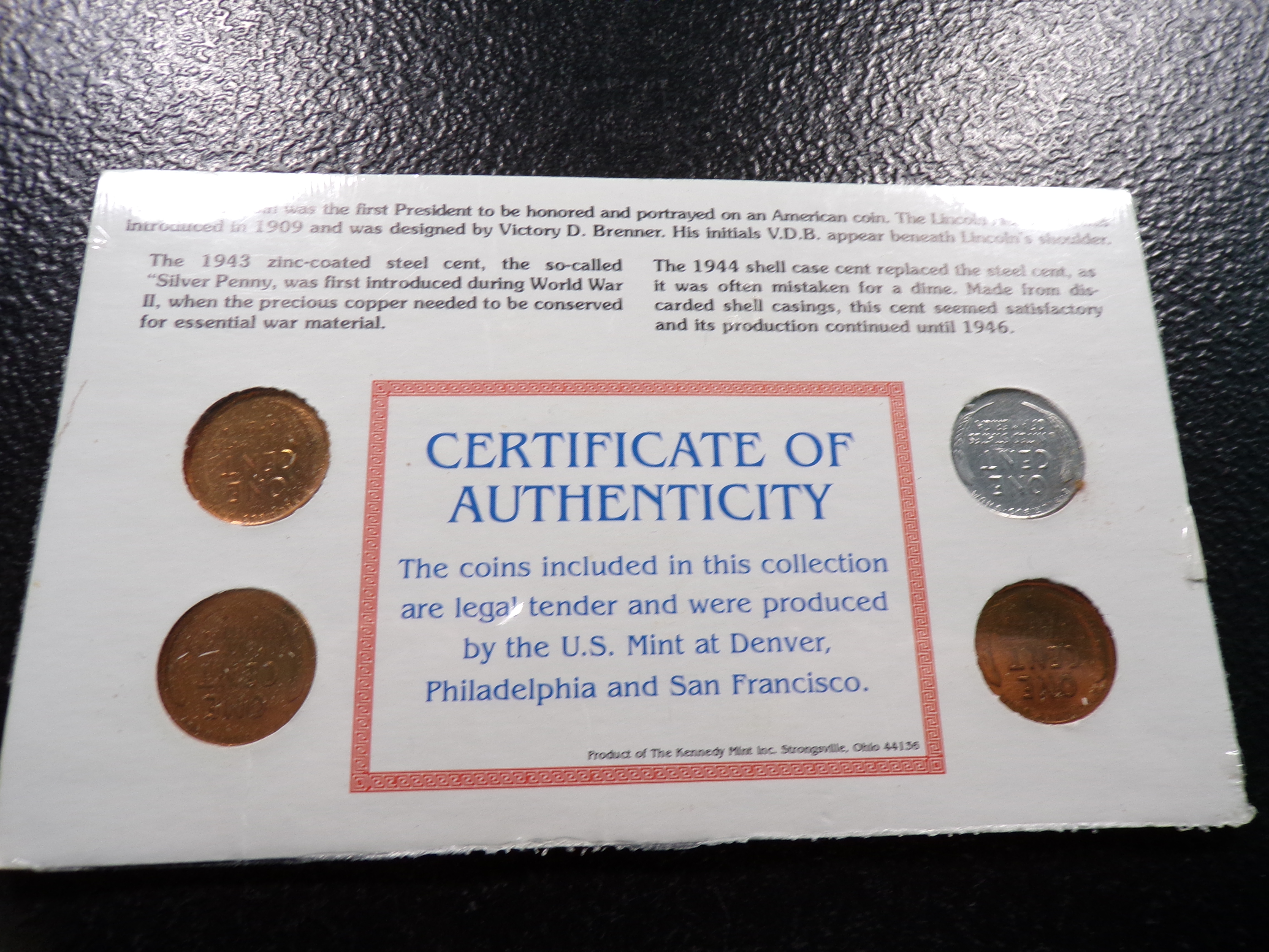 LINCOLN WARTIME COINAGE 1943-1946