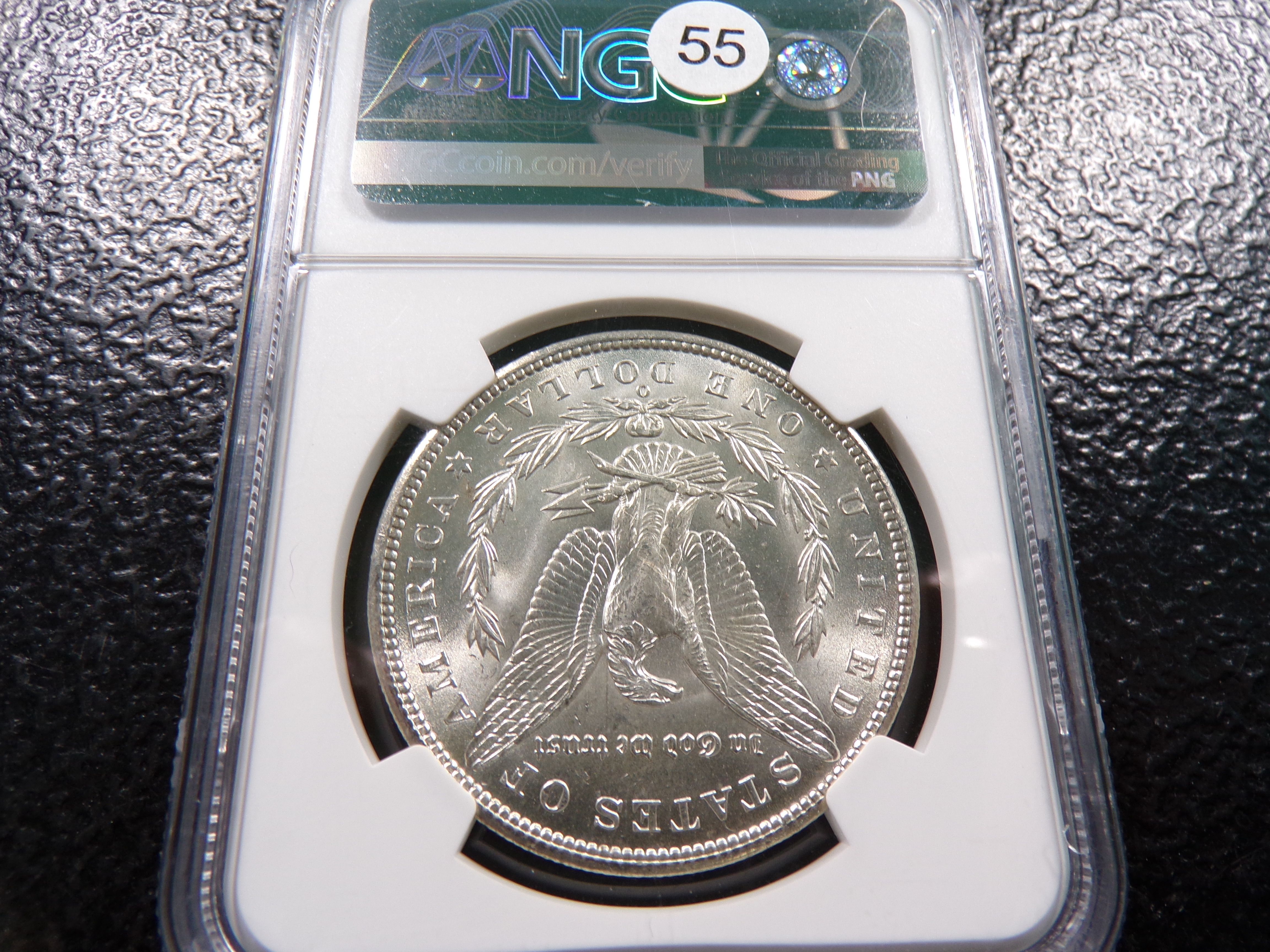 1900-O NGC BRILLIANT UNCIRCULATED MORGAN SILVER DOLLAR