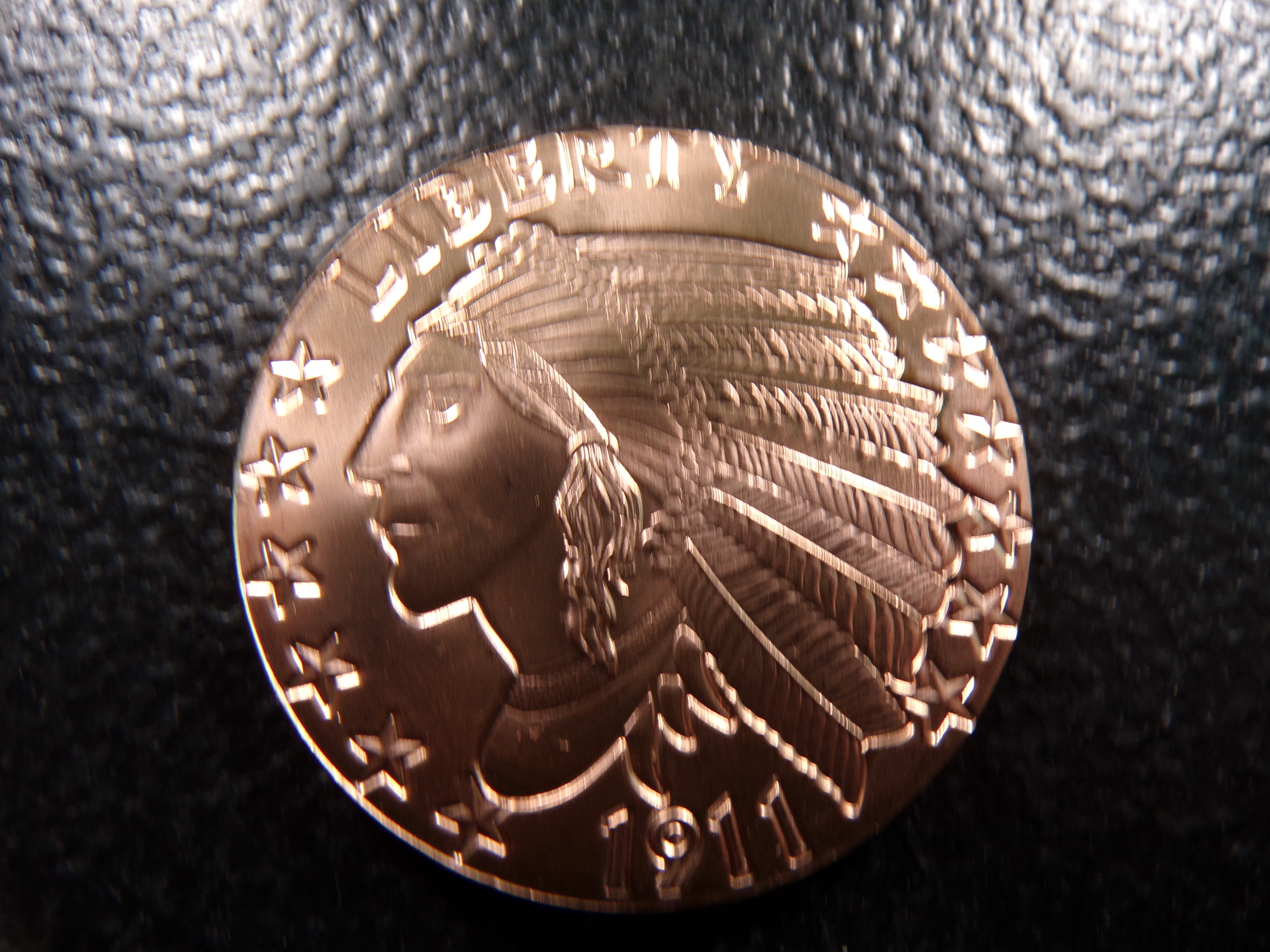 INDIAN HEAD STYLE 1 OUNCE .999 FINE COOPER
