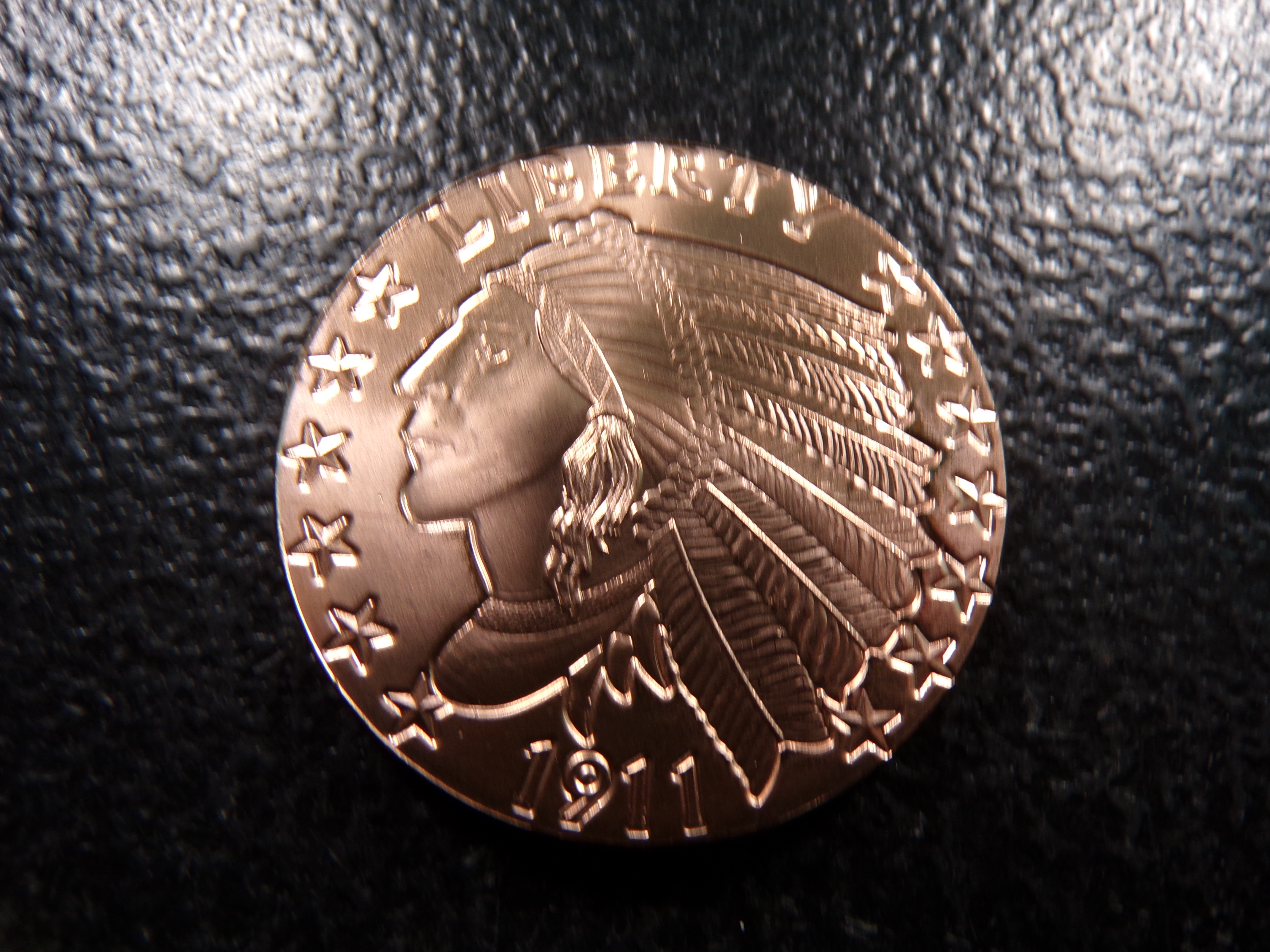 INDIAN HEAD STYLE 1 OUNCE .999 FINE COOPER