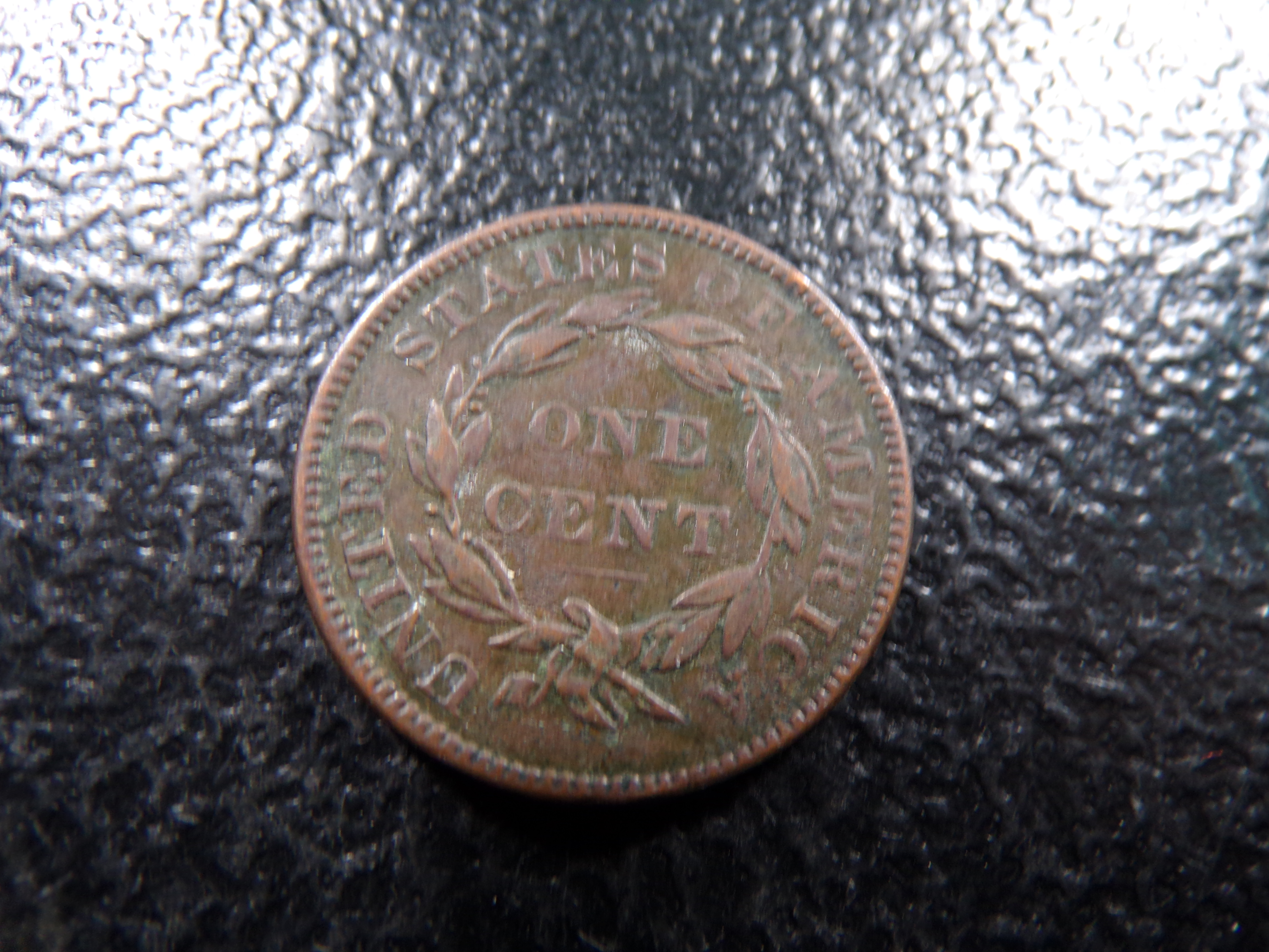 1836 CORONET HEAD LARGE CENT
