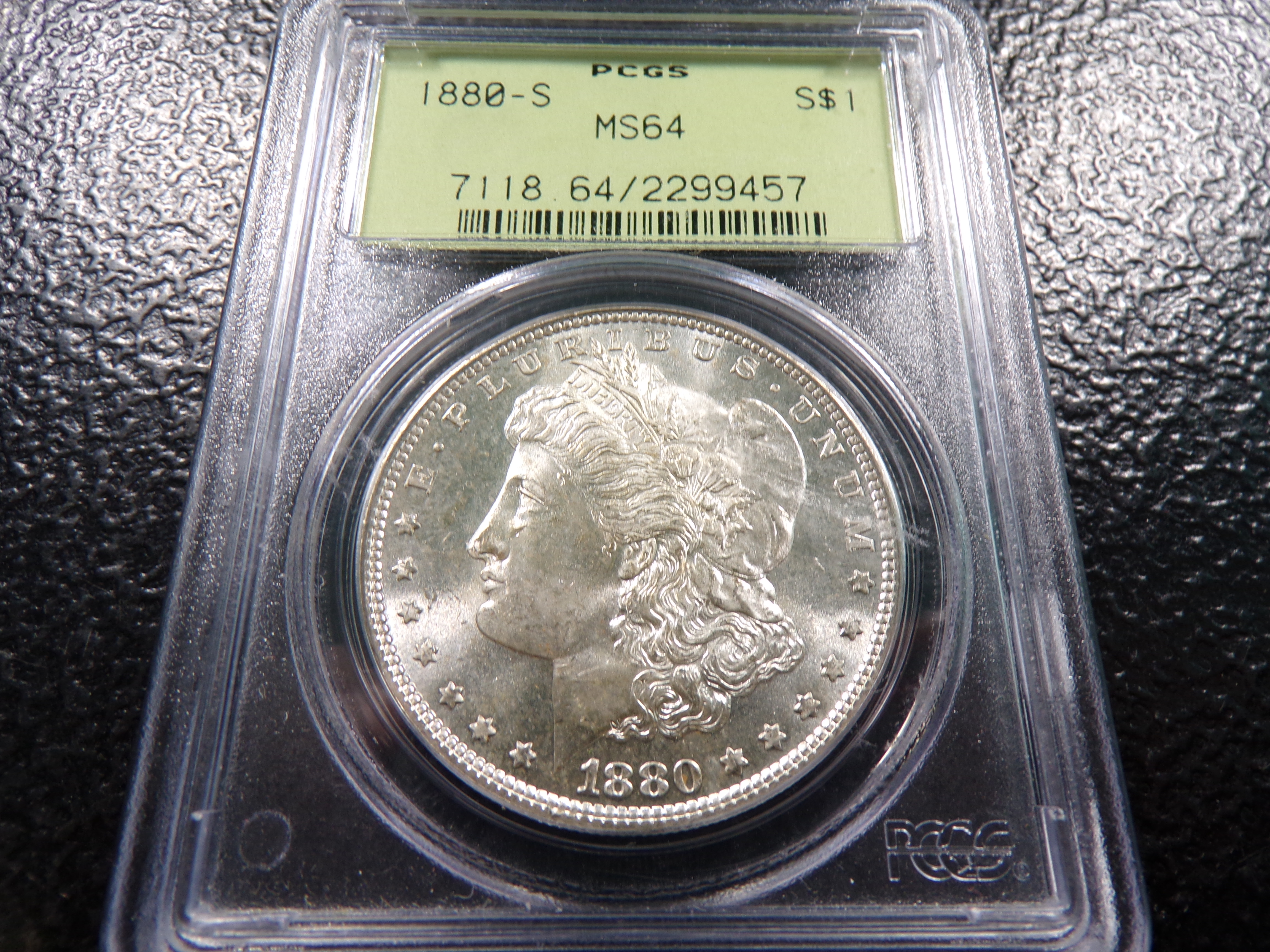 1880-S PCGS MS64 MORGAN SILVER DOLLAR