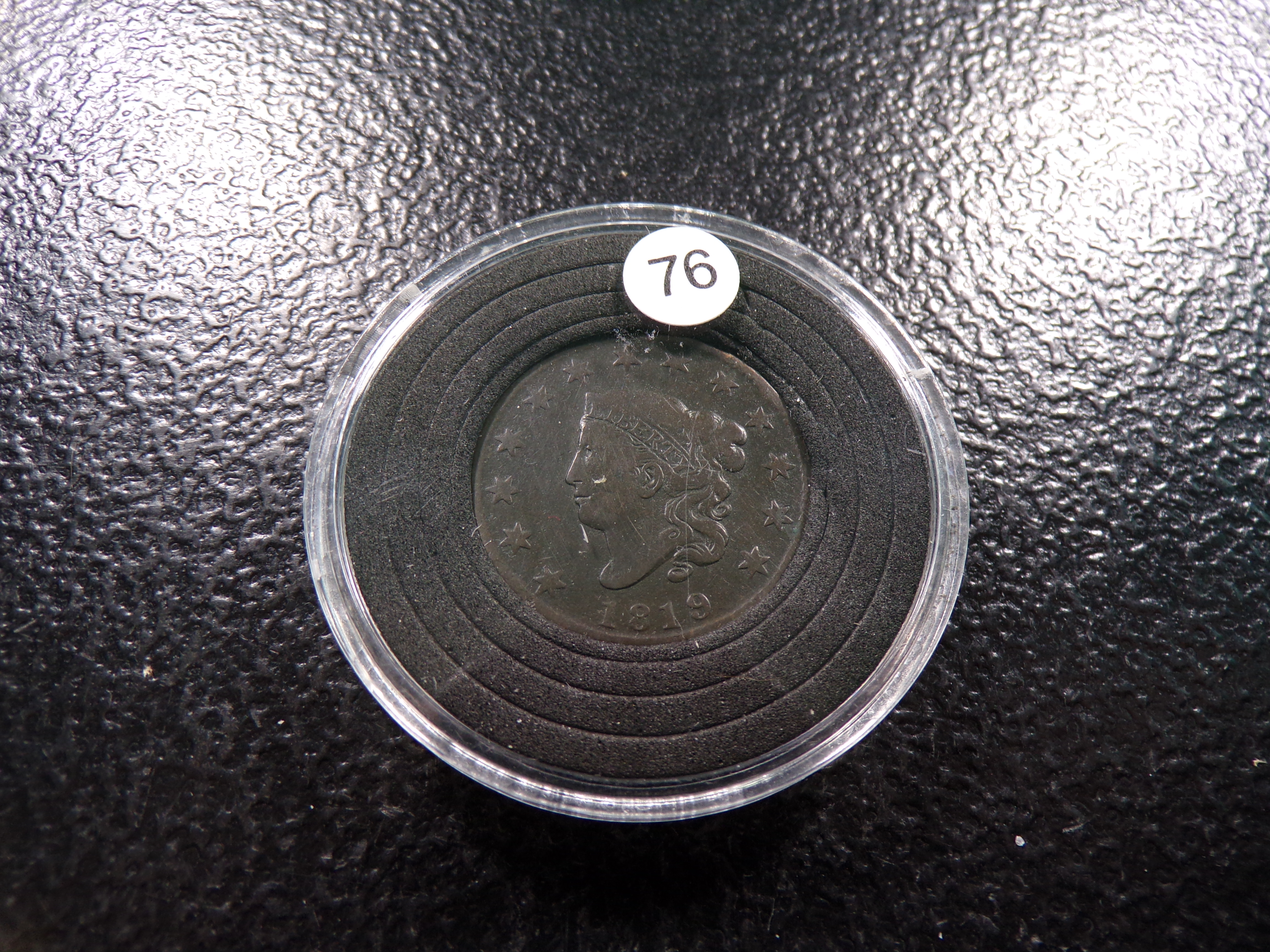 1819 CORONET HEAD LARGE CENT