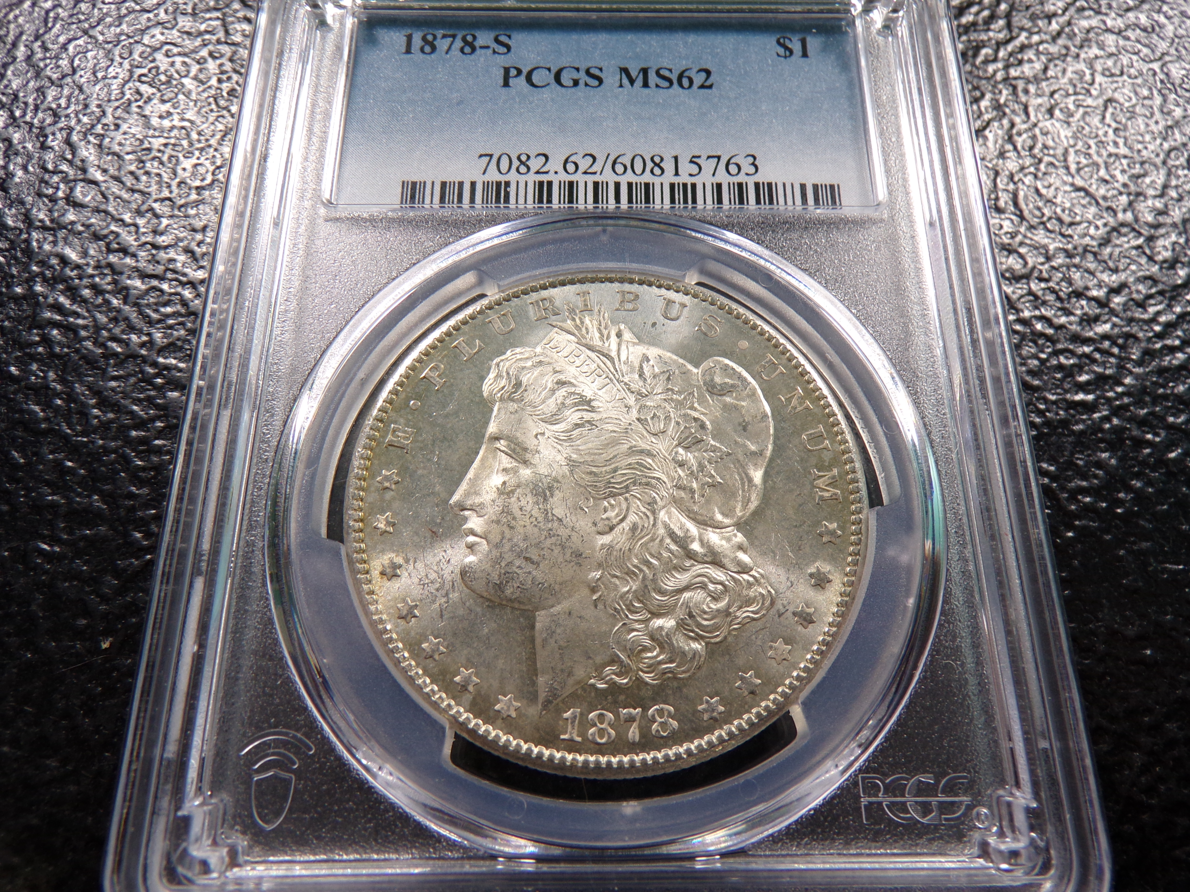1878-S PCGS MS62 MORGAN SILVER DOLLAR