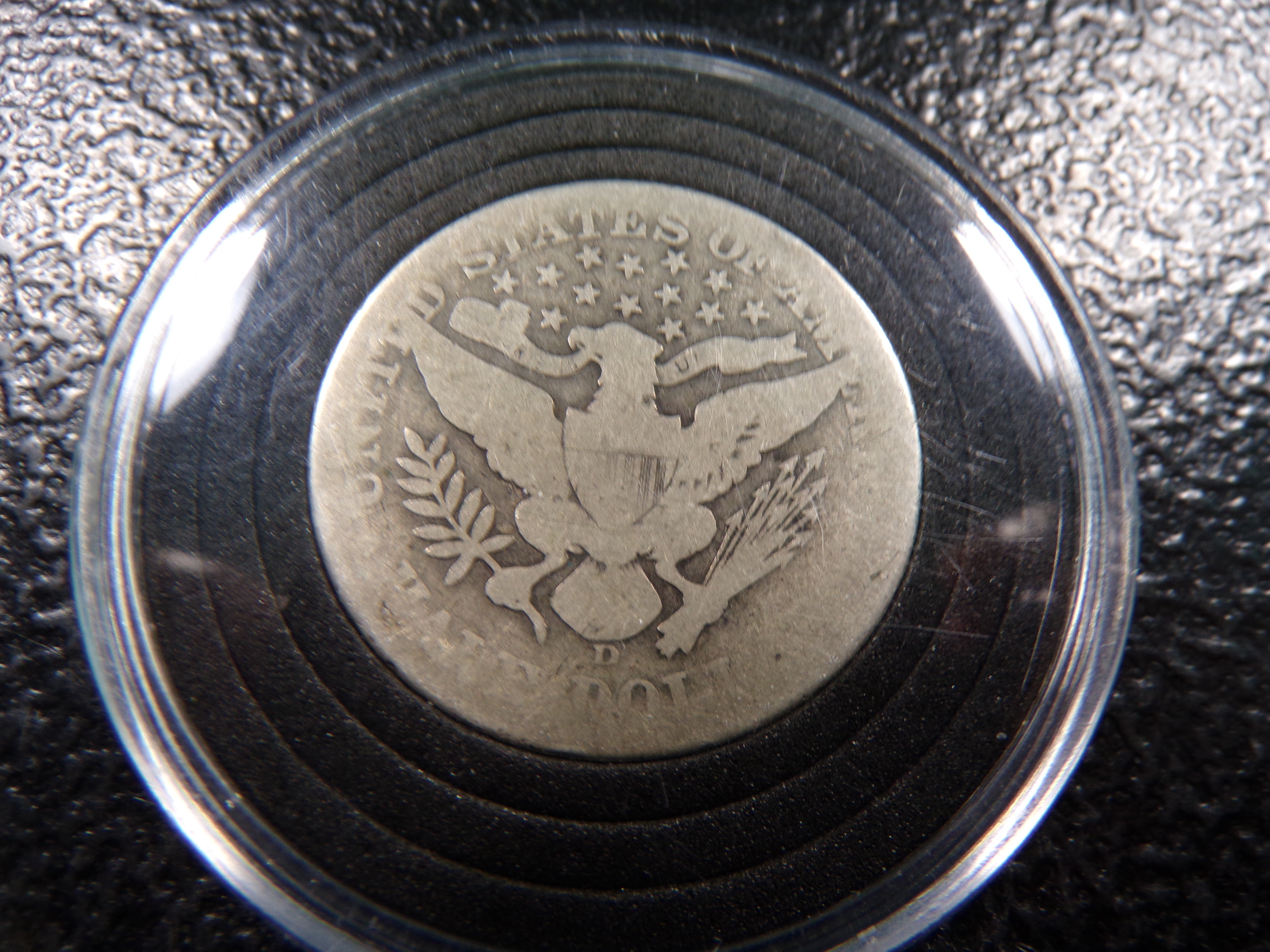 1912-D BARBER SILVER HALF DOLLAR
