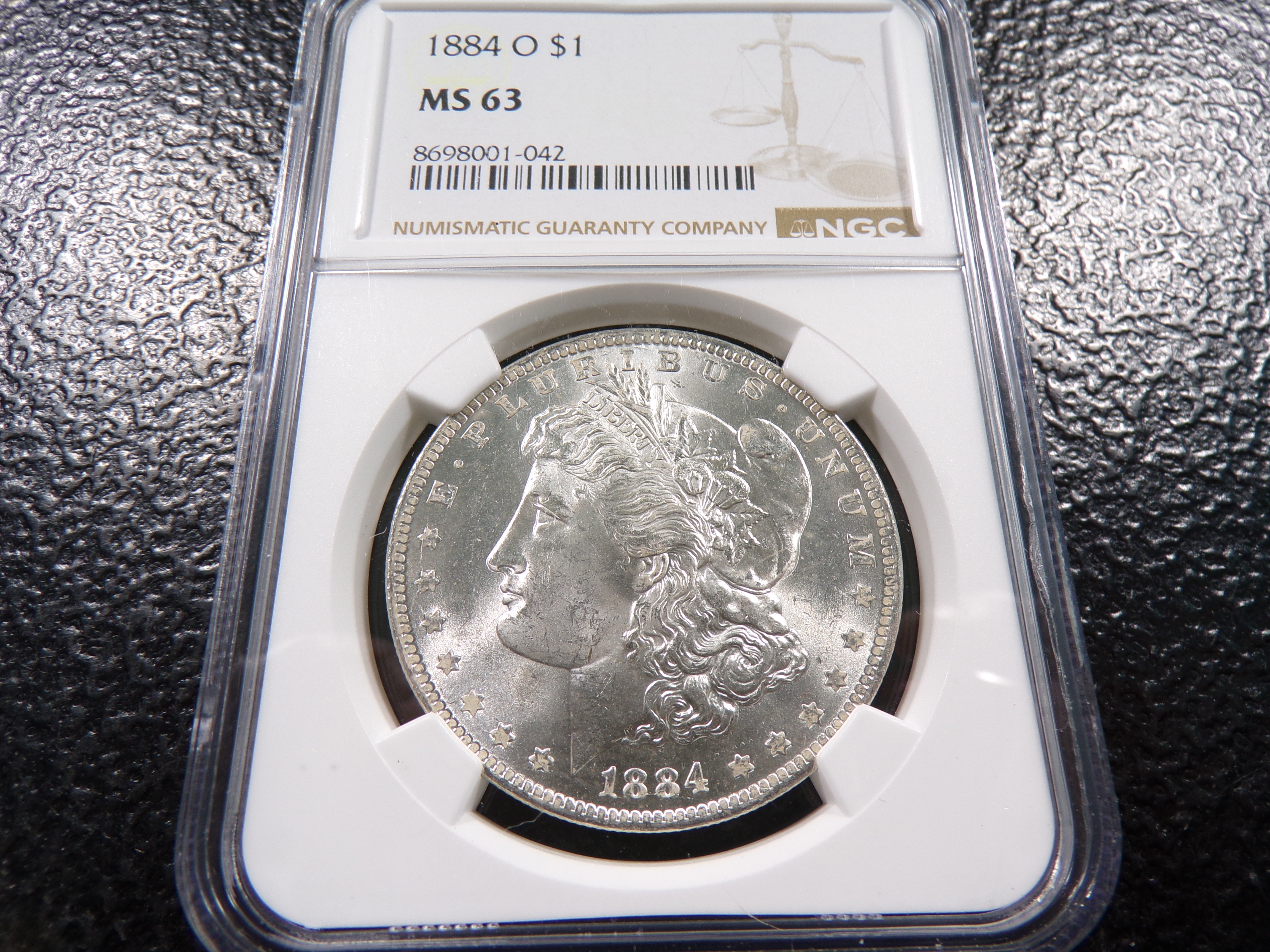 1884-O NGC MS63 MORGAN SILVER DOLLAR