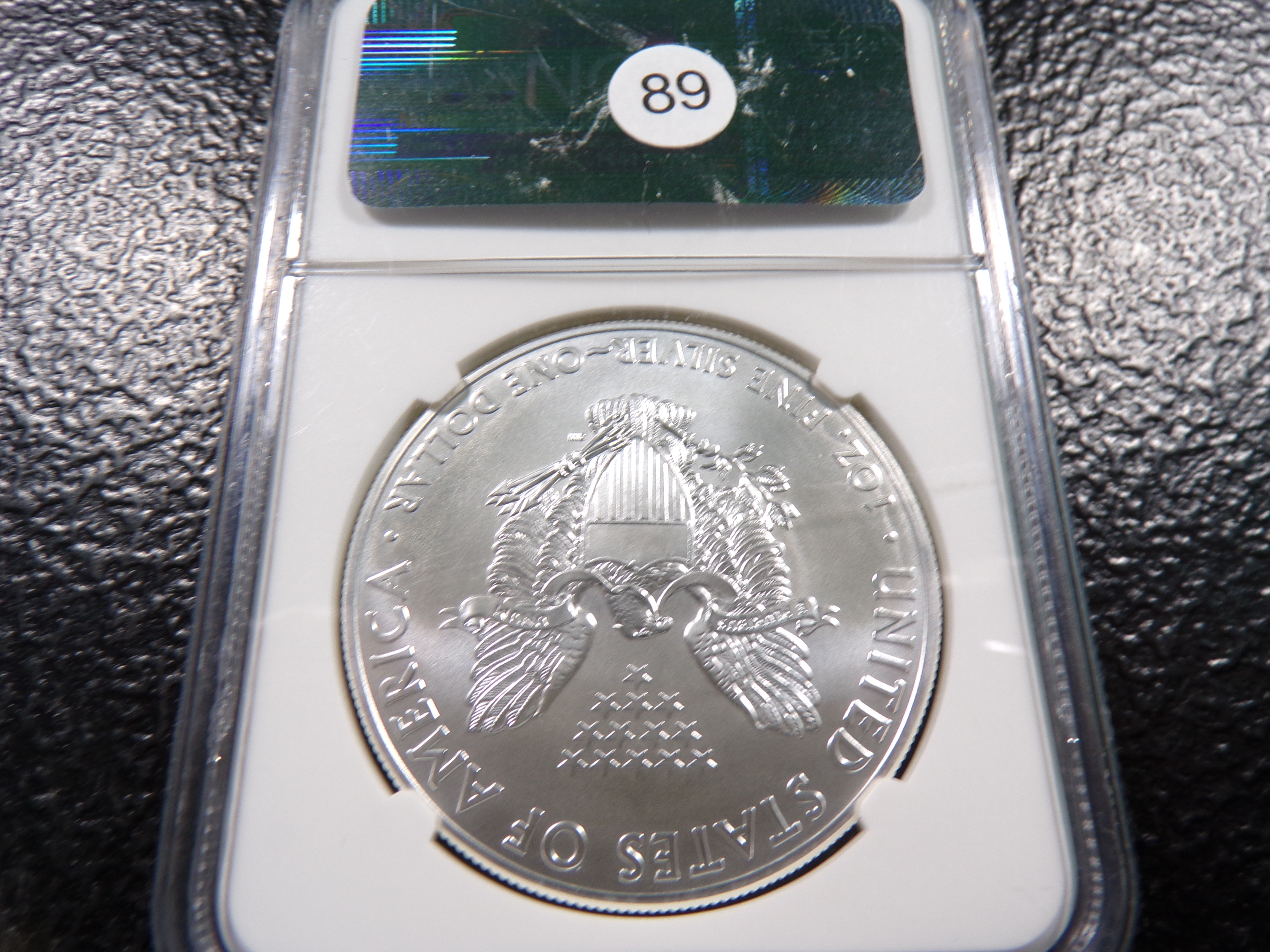 2015 NGC MS69 FIRST DAY OF ISSUE AMERICAN SILVER EAGLE DOLLAR