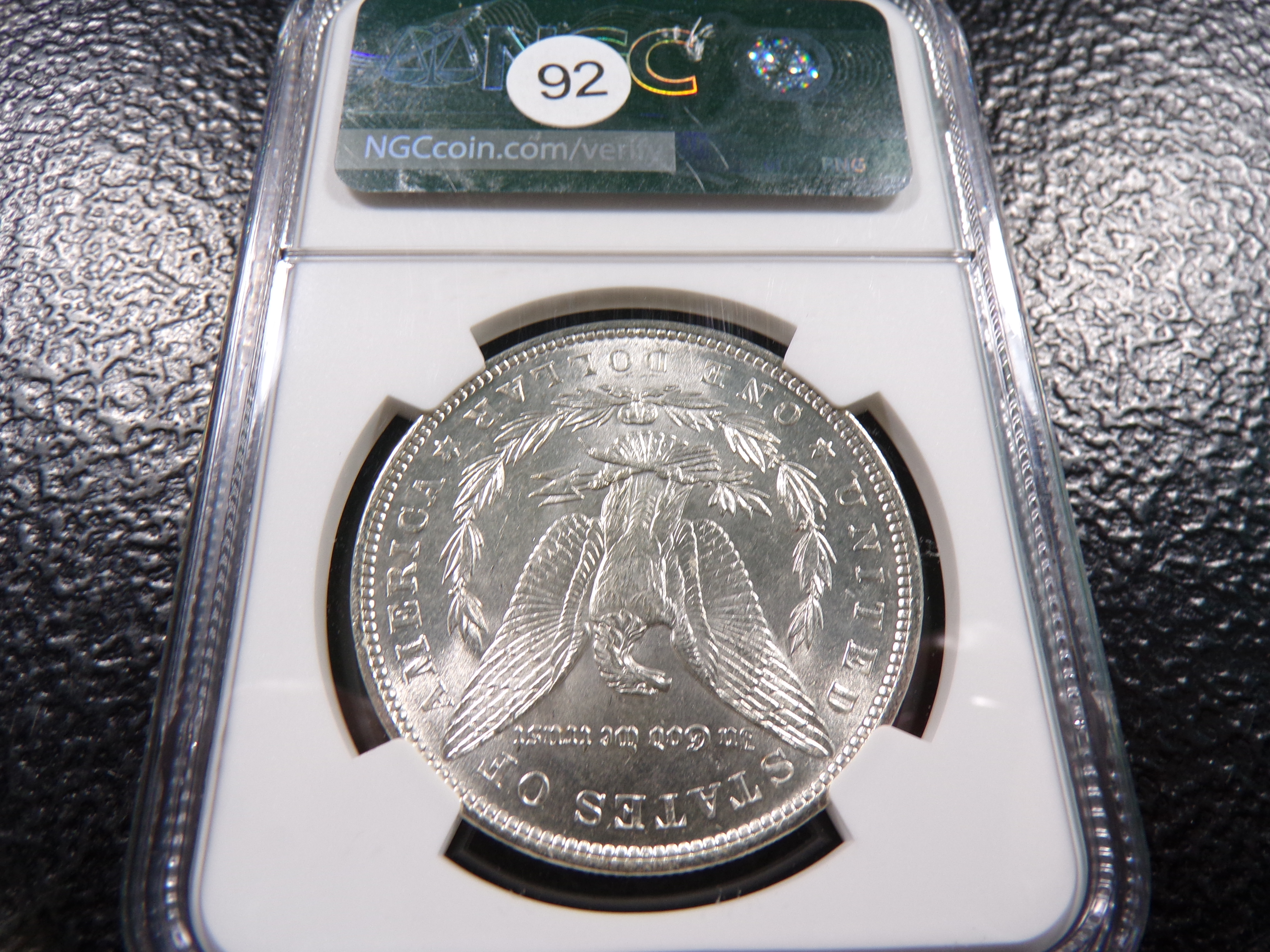 1886 NGC MS63 MORGAN SILVER DOLLAR